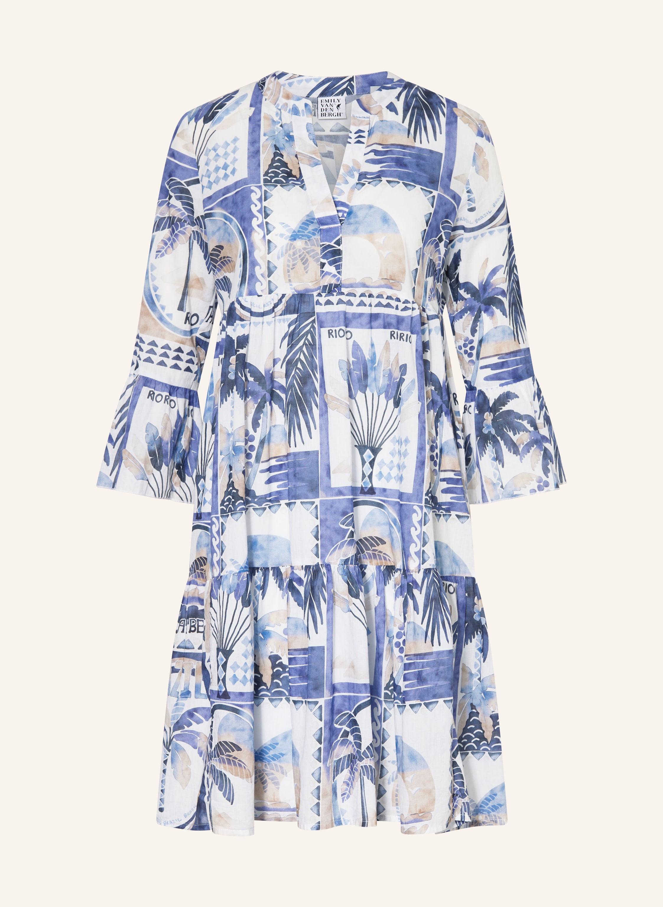 Emily VAN DEN BERGH Kleid mit 3/4-Arm