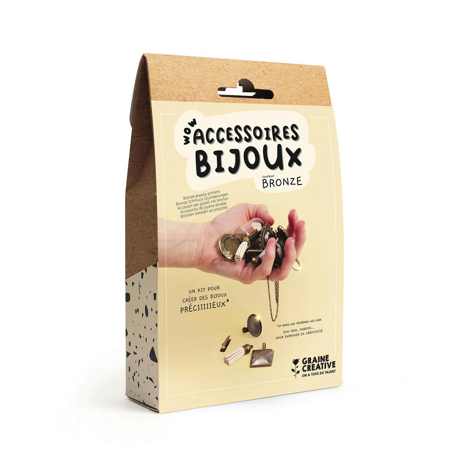 - Coffret d'accessoires pour bijoux cuivrés