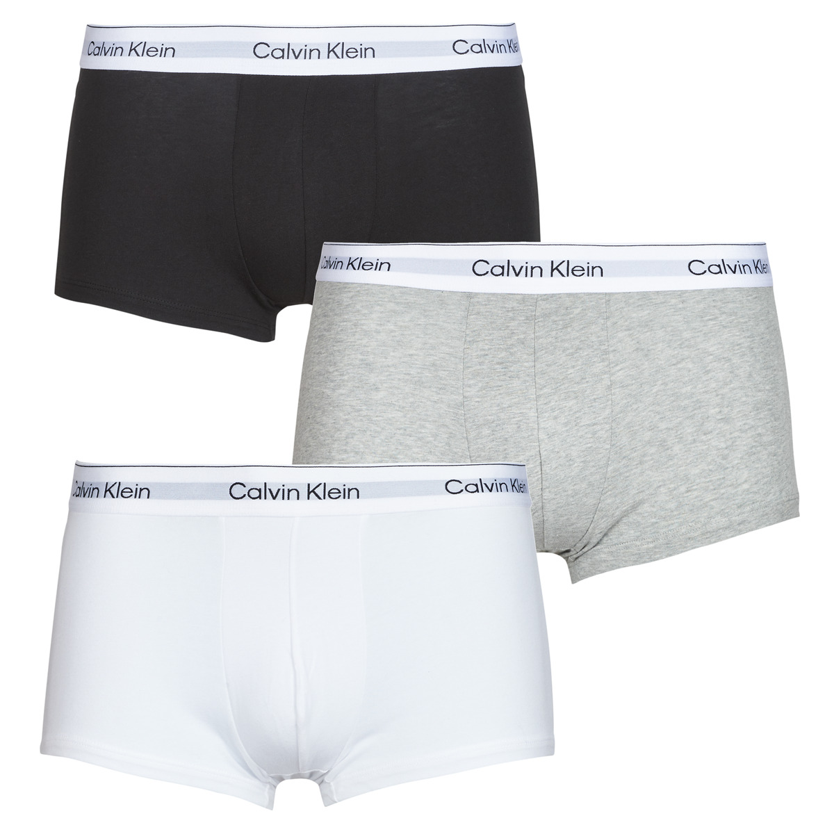 Calvin Klein Jeans - LOW RISE TRUNK 3PK X3 - Grey / White / Black