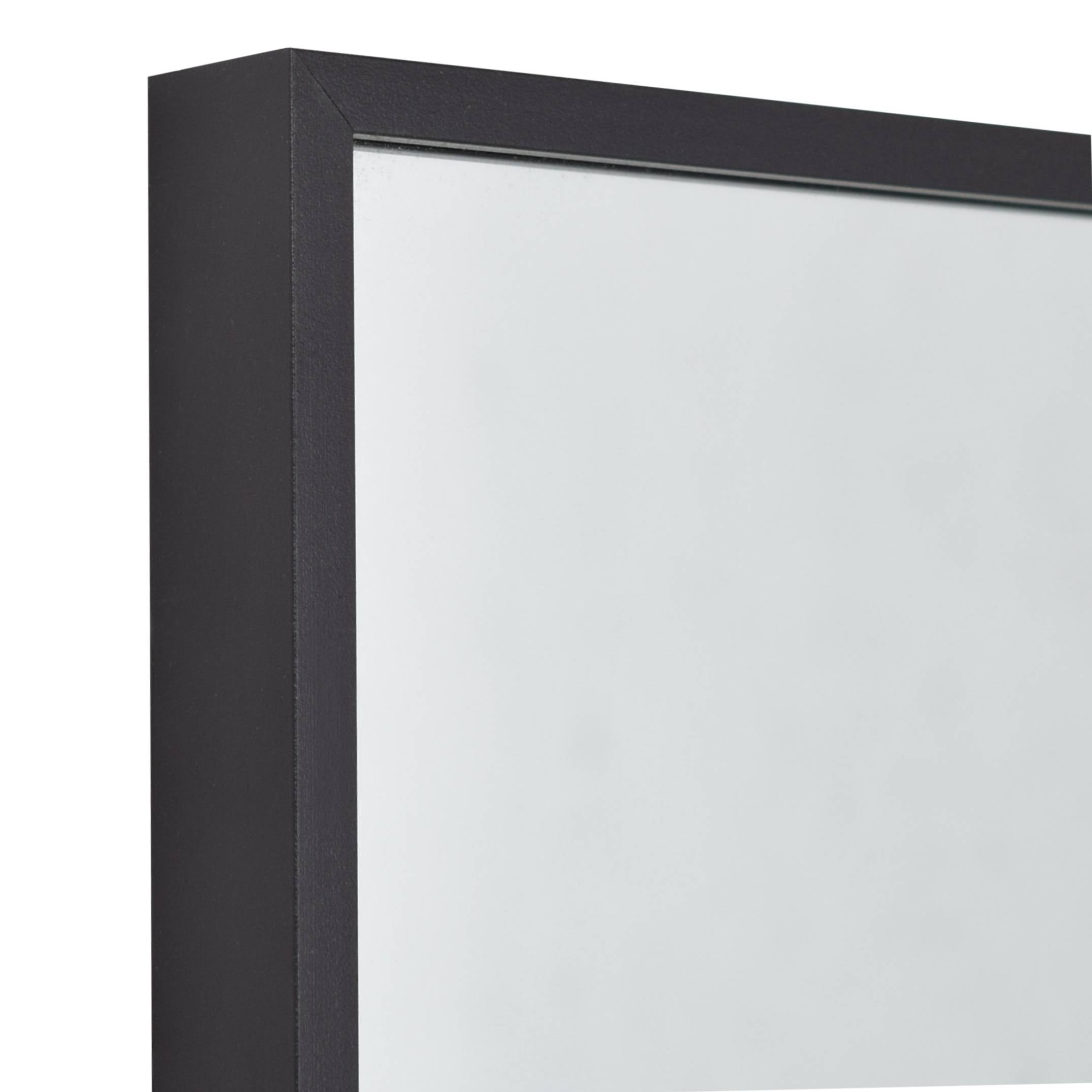 Fragix York Wandspiegel - Zwart - Aluminium - 60x40
