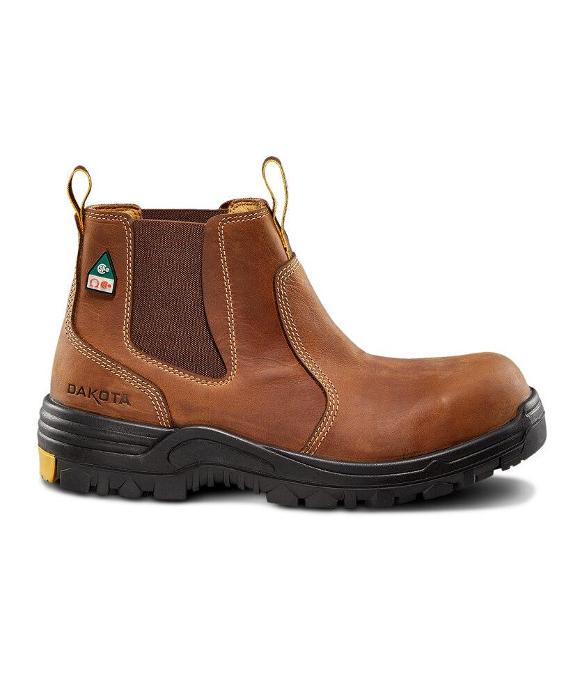 Dakota WorkPro Series Men's Aluminum Toe Composite Plate 6 Inch Pull On Safety Work Boots