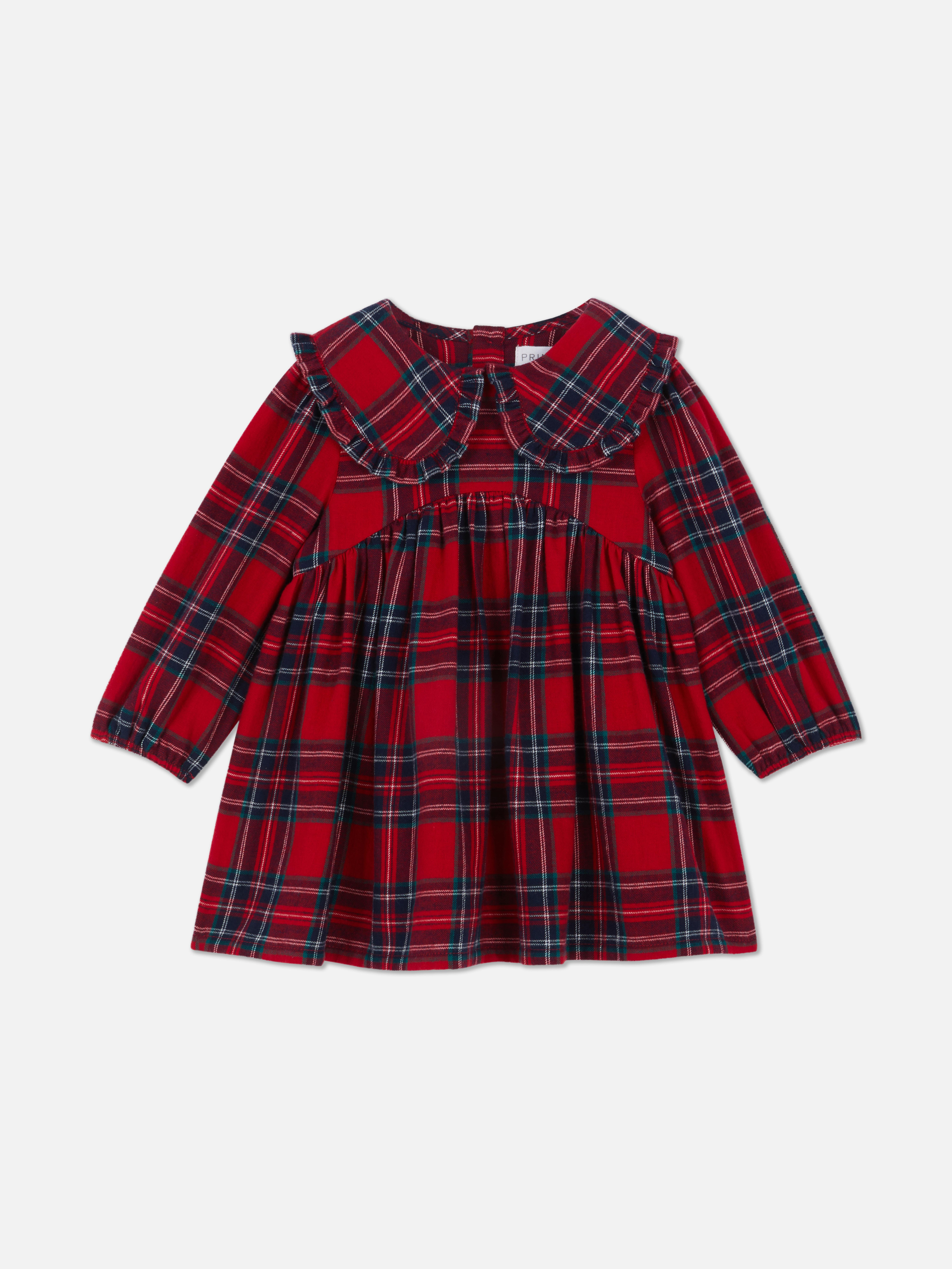 0-36mths | Check Collared Dress