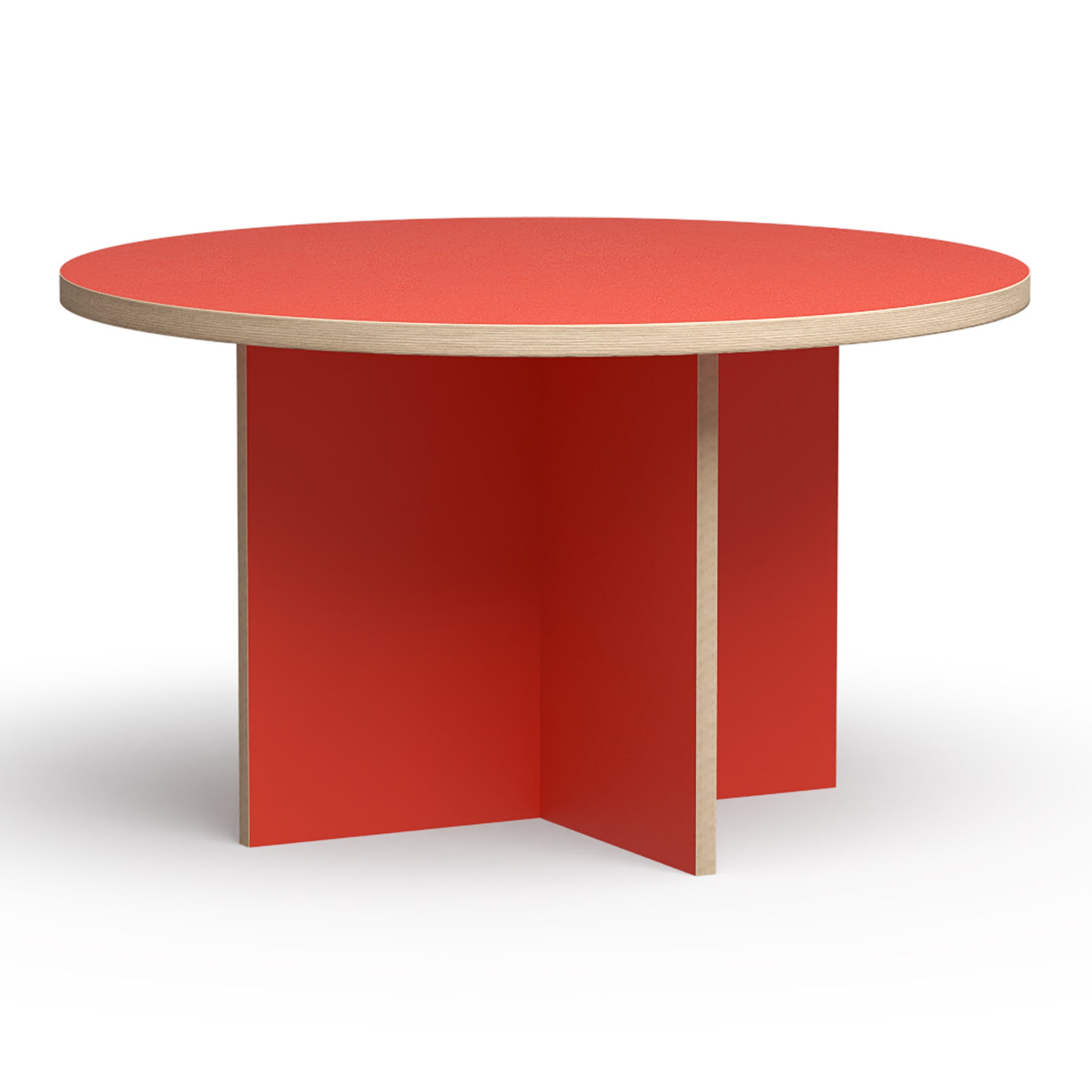 HKliving Dining Table Eettafel - Ø 130 cm - Orange