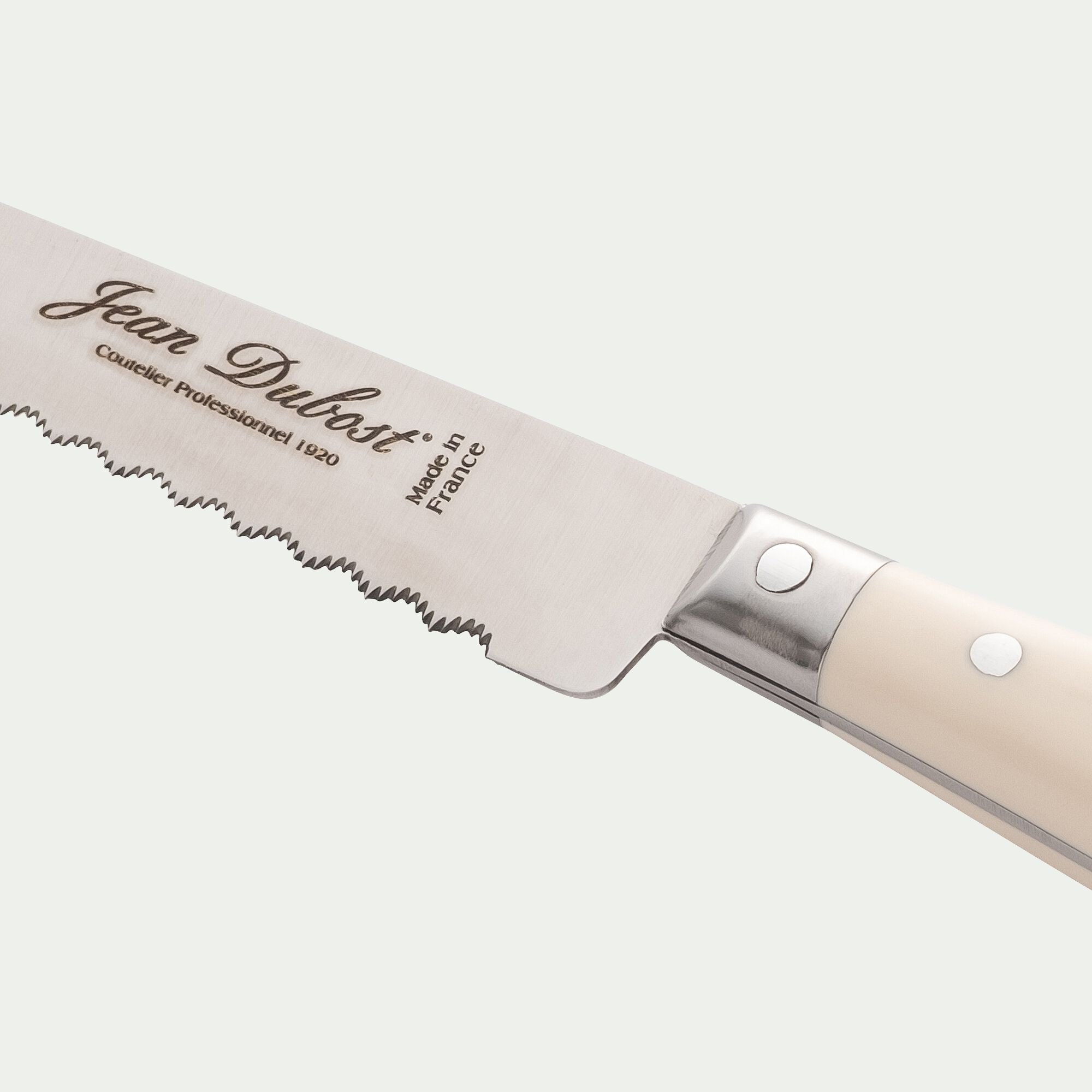 SPARTE - Couteau à steak en inox - blanc