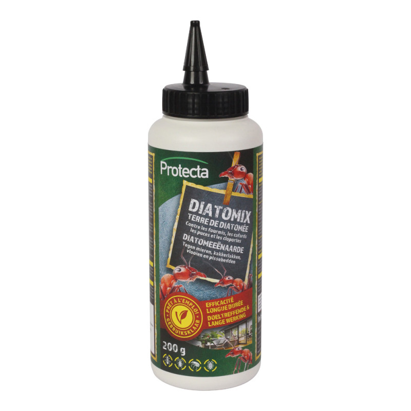 Poudre insecticide Diatomix Terre de diatomée contre les fourmis 0,2 kg PROTECTA