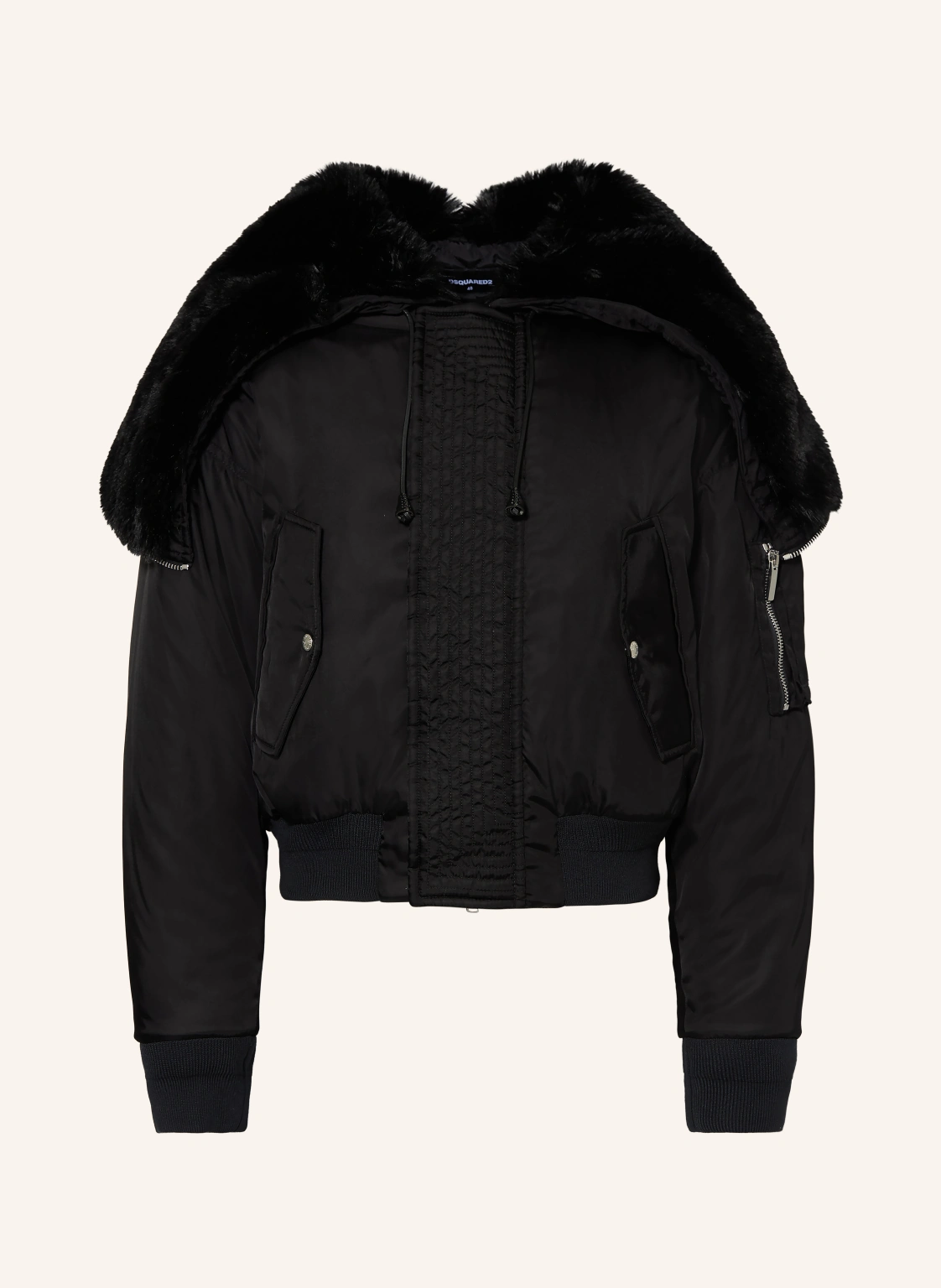 DSQUARED2 Jacke mit Kunstfell