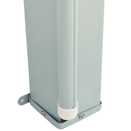 NNEVL Patio Retractable Side Awning 117x600 cm Cream