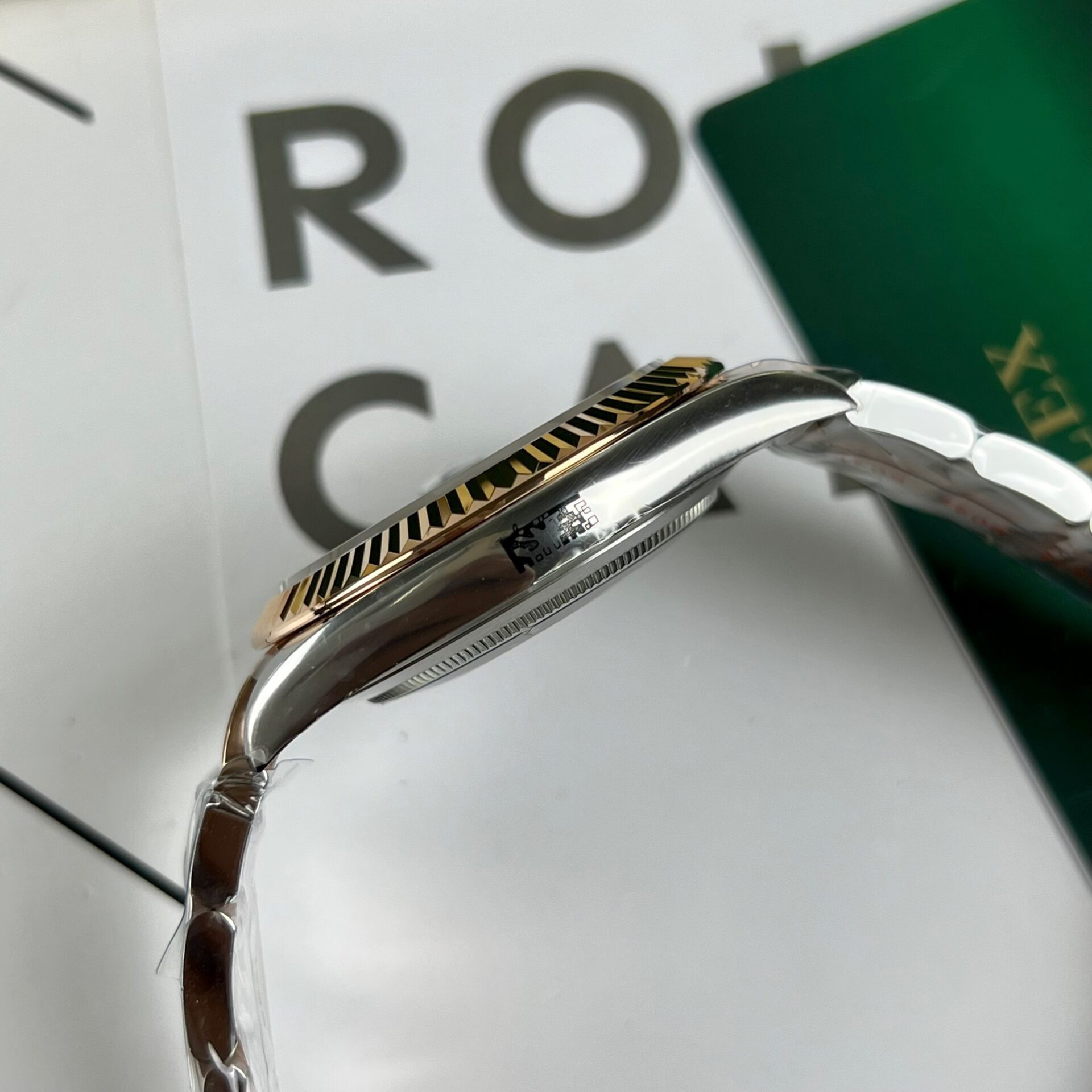 Rolex Datejust 126331 SS/RG Plated Chocolate Dial 41mm Oyster Super Clone