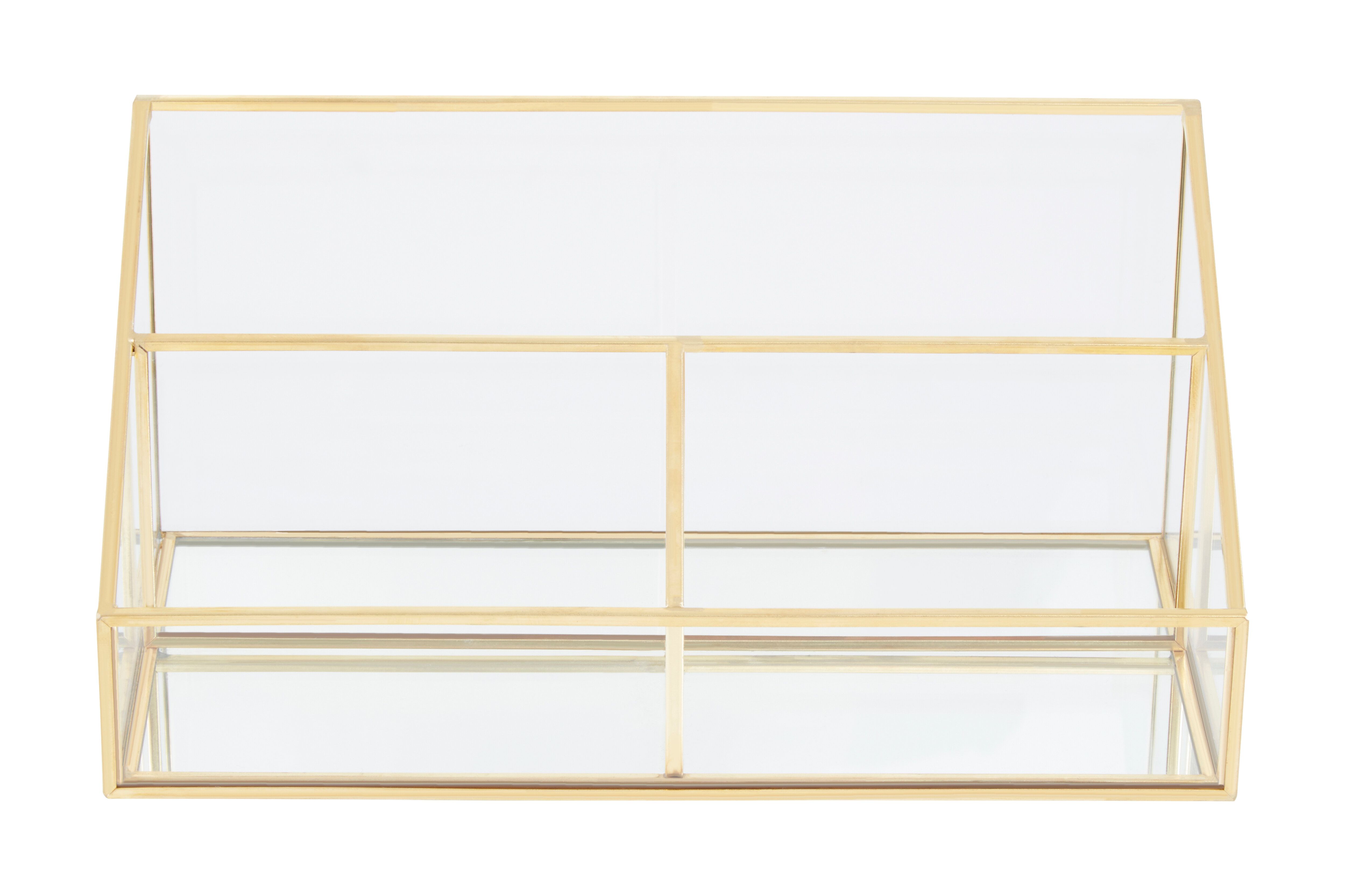Orsina Beauty Clear Glass Makeup Organiser