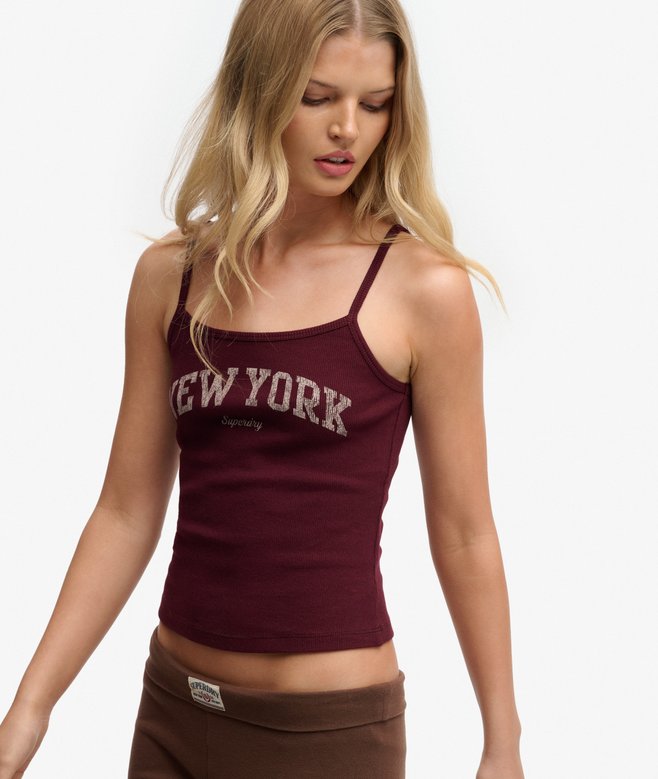 Athletic Essentials Graphic Print Cami Top