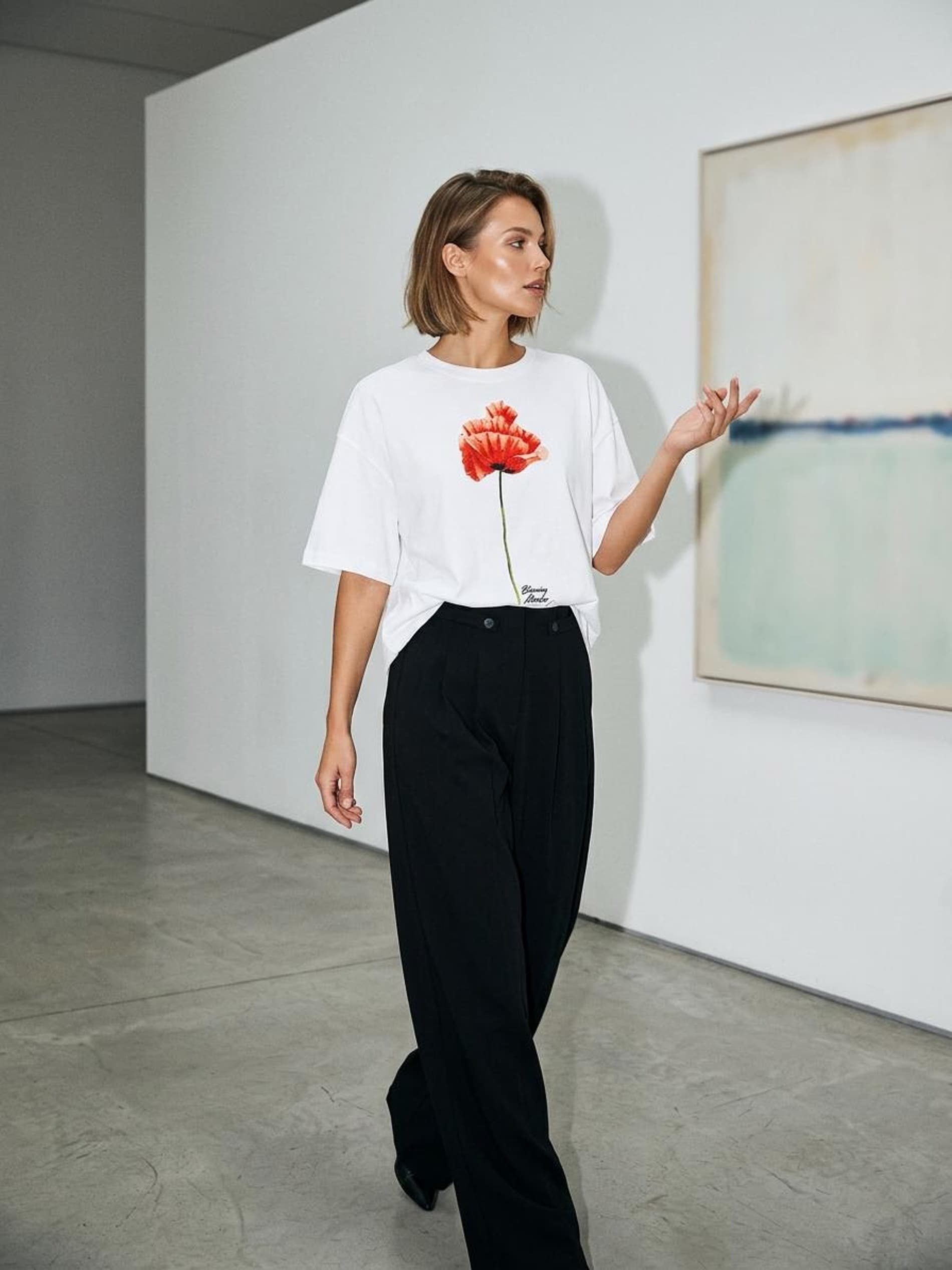 Eleganckie spodnie wide leg