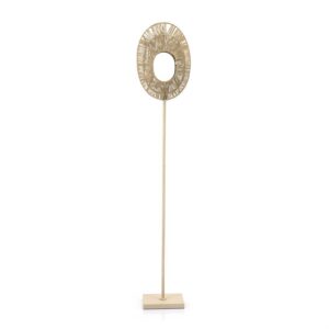FurniLux Vloer lamp Ovo - natural - 28x22x150 cm