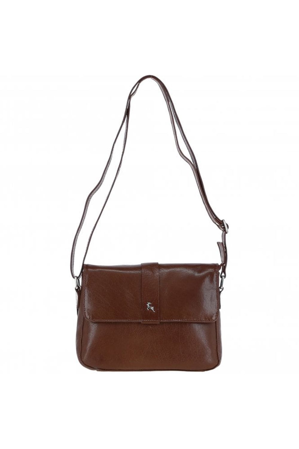 Ashwood Leather Veneto Vellutato' Real Leather Crossbody Bag