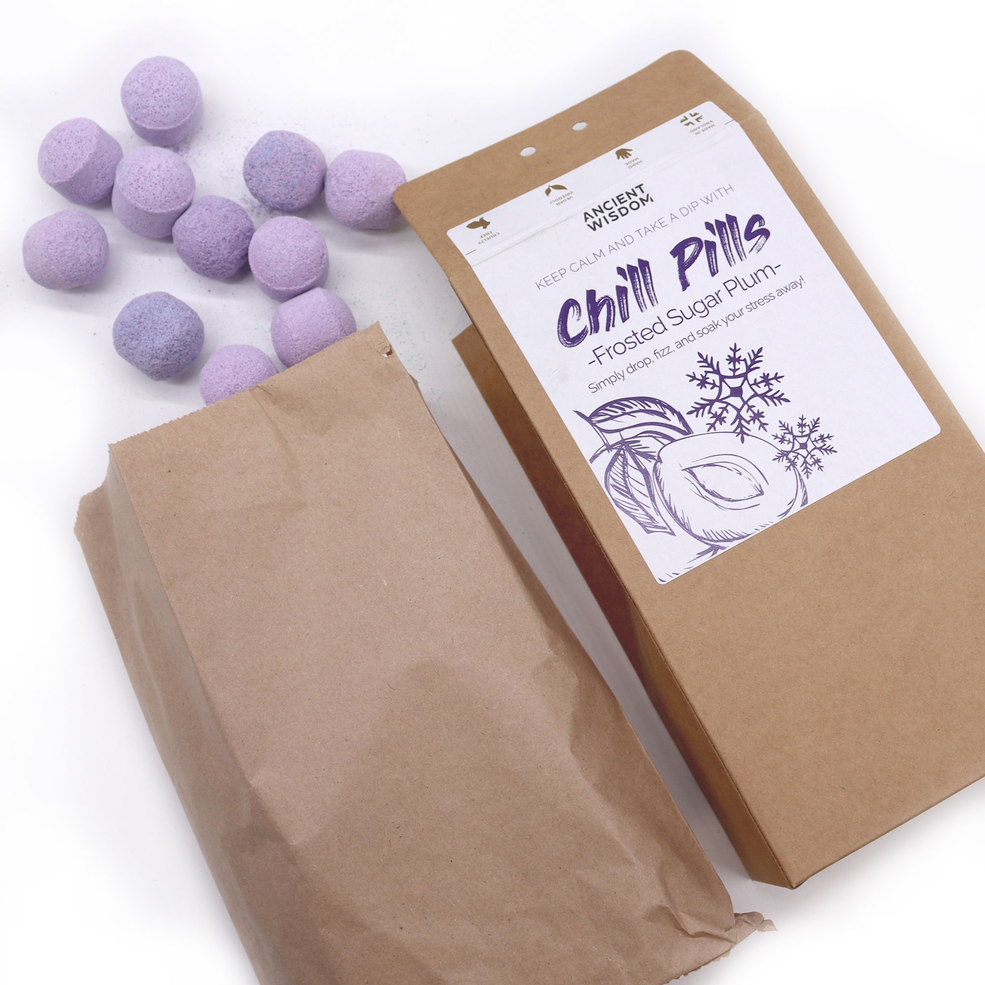 KDMD Chill Pills Gift Pack 350g - Frosted Sugar Plum