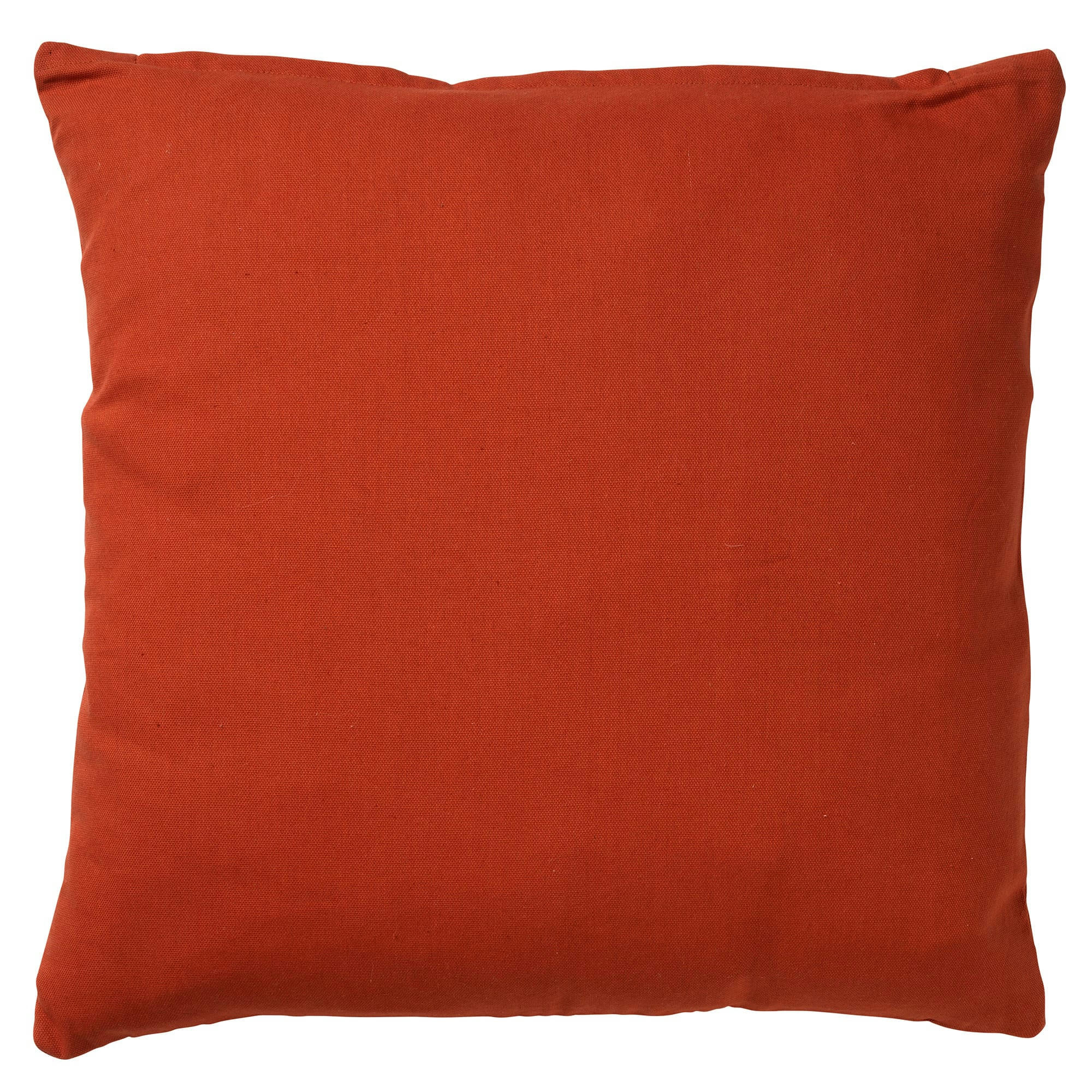 JAMES - Coussin - orange en coton 45x45 cm uni