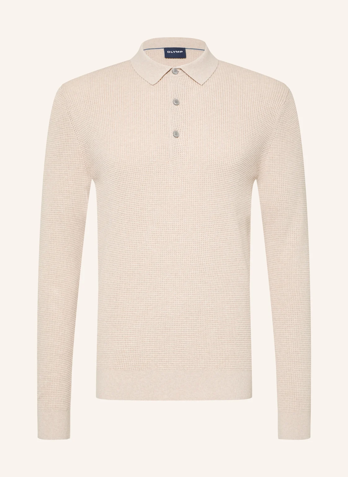 OLYMP Strick-Poloshirt