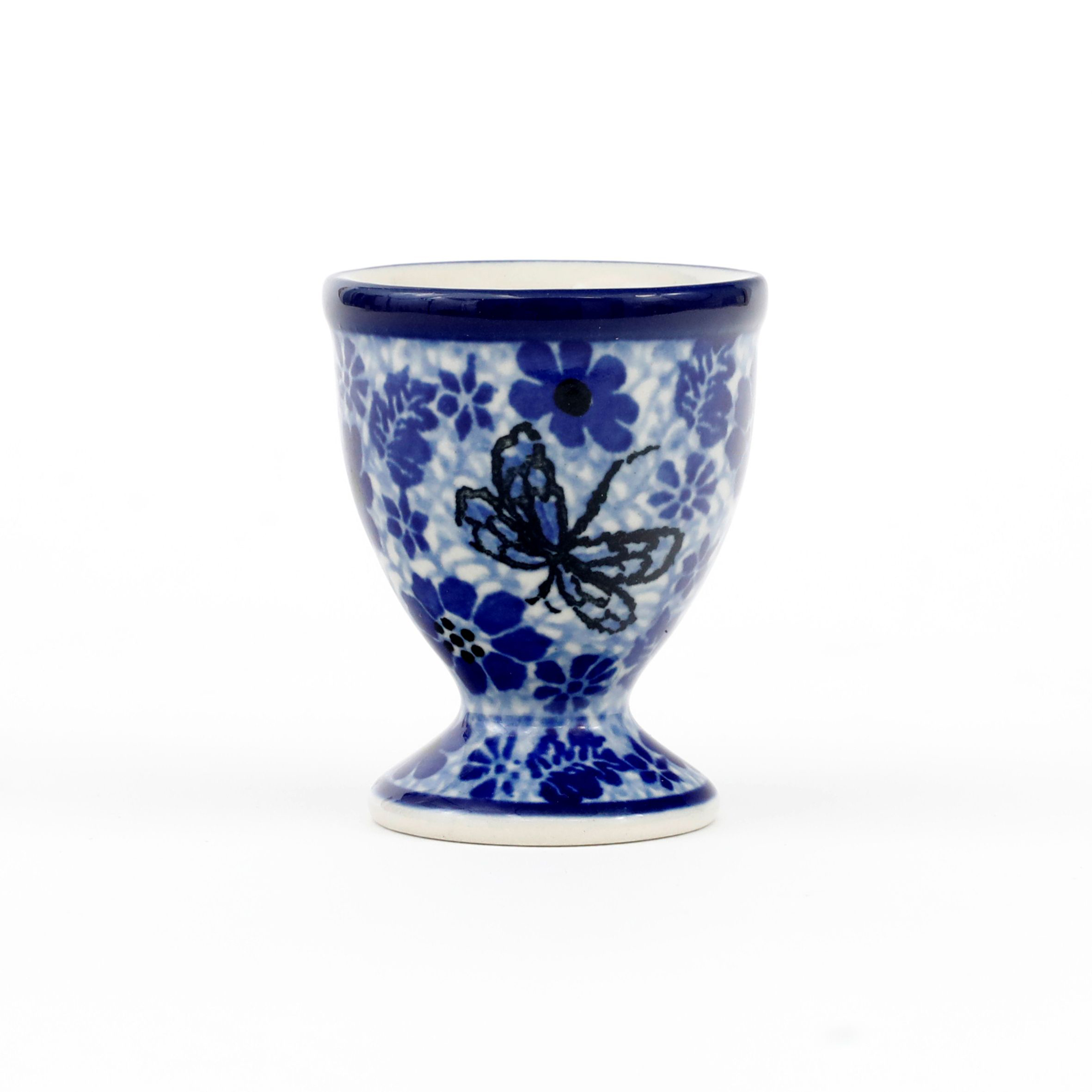 Kieliszek do jajek 106 h-6cm  1443X Ważka w kwiatach