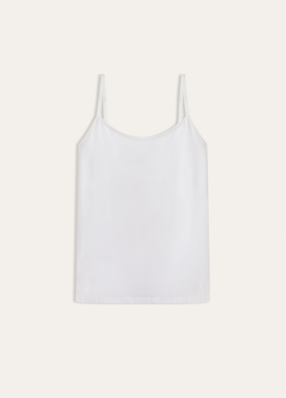 DÉBARDEUR COTON BIOLOGIQUE BLANC