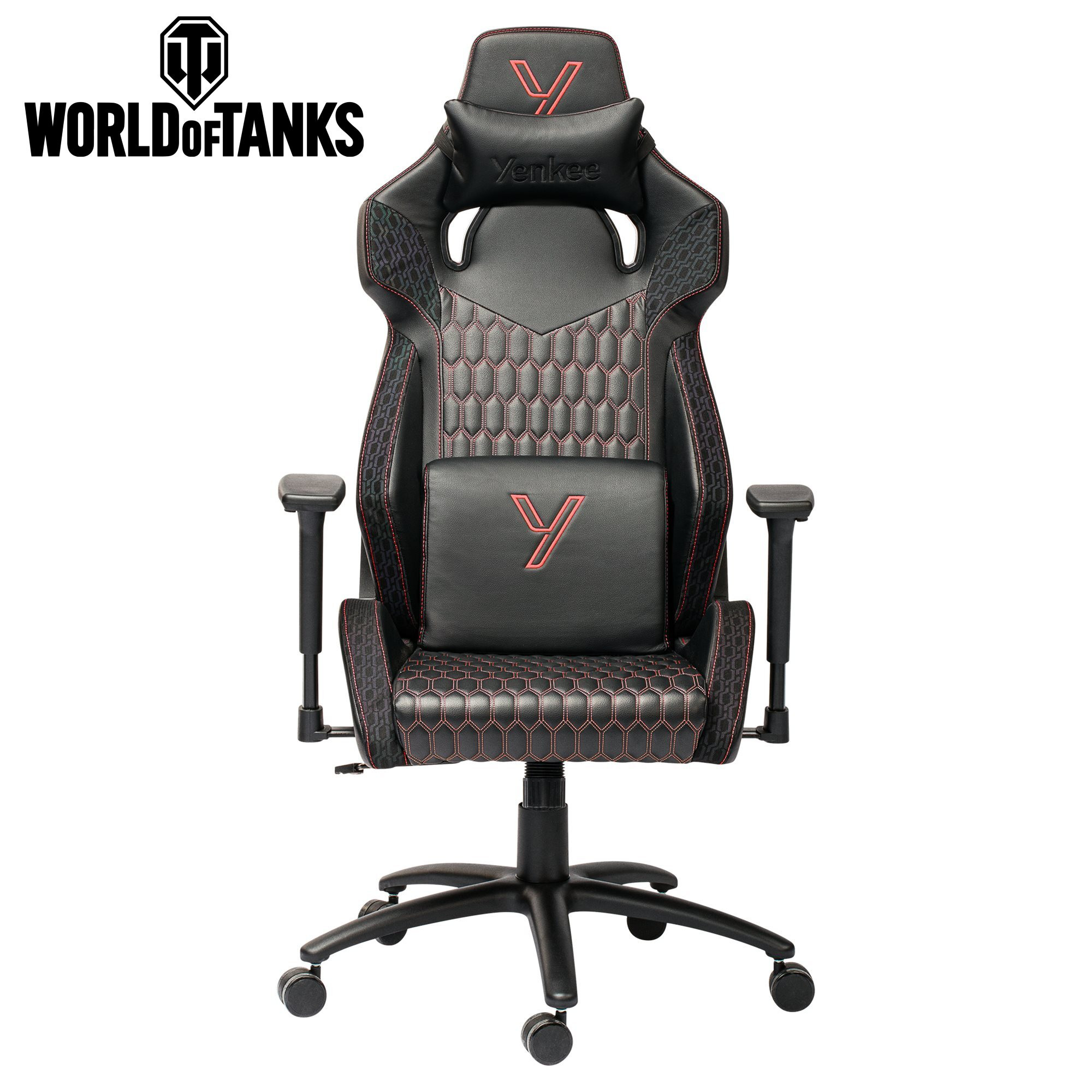 Fotel Gamingowy Yenkee Ygc 110Rd Ghost   Podkładka Pod Mysz Yenkee Gratis