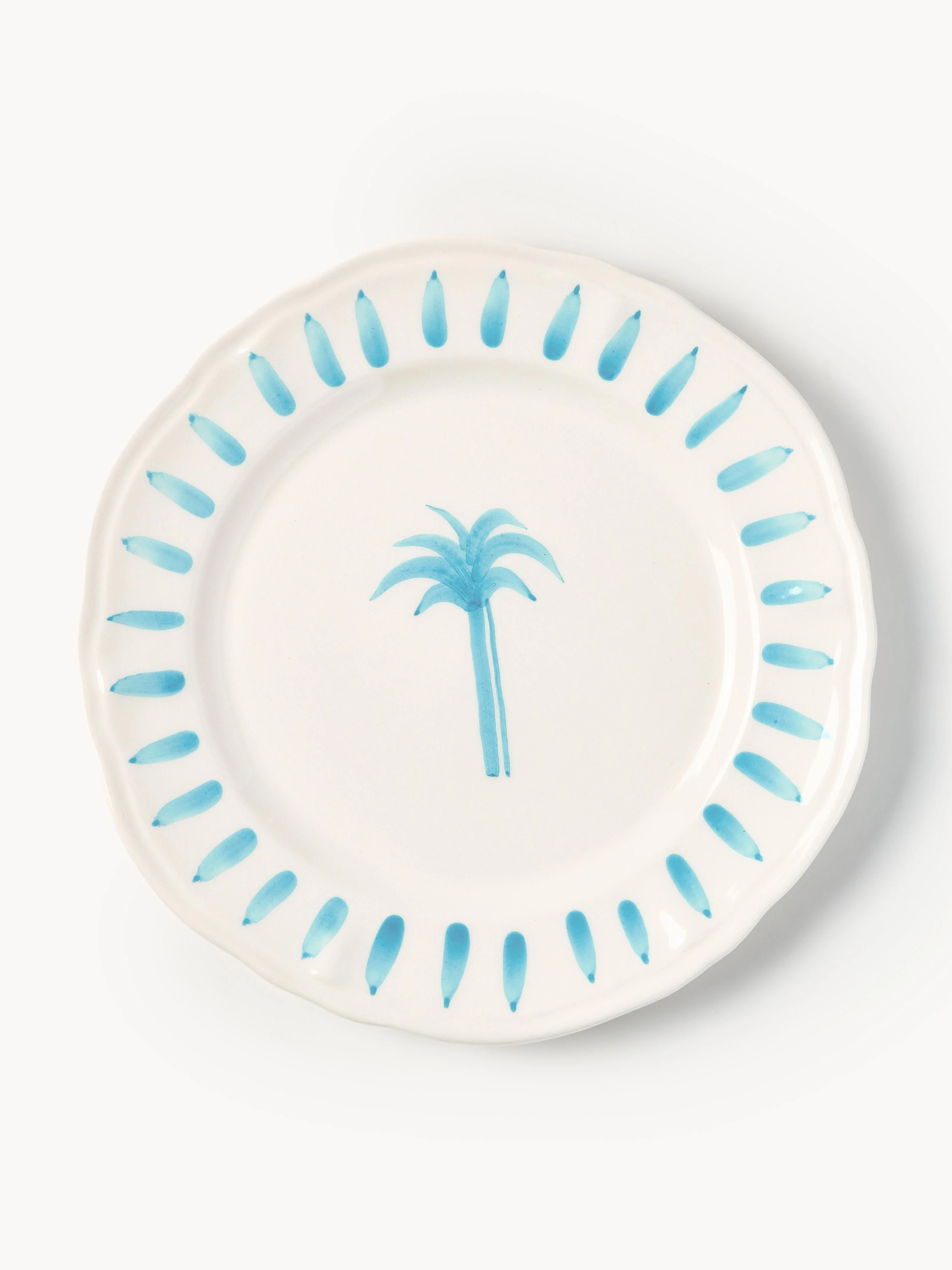 Handbemalter Speiseteller The Palms