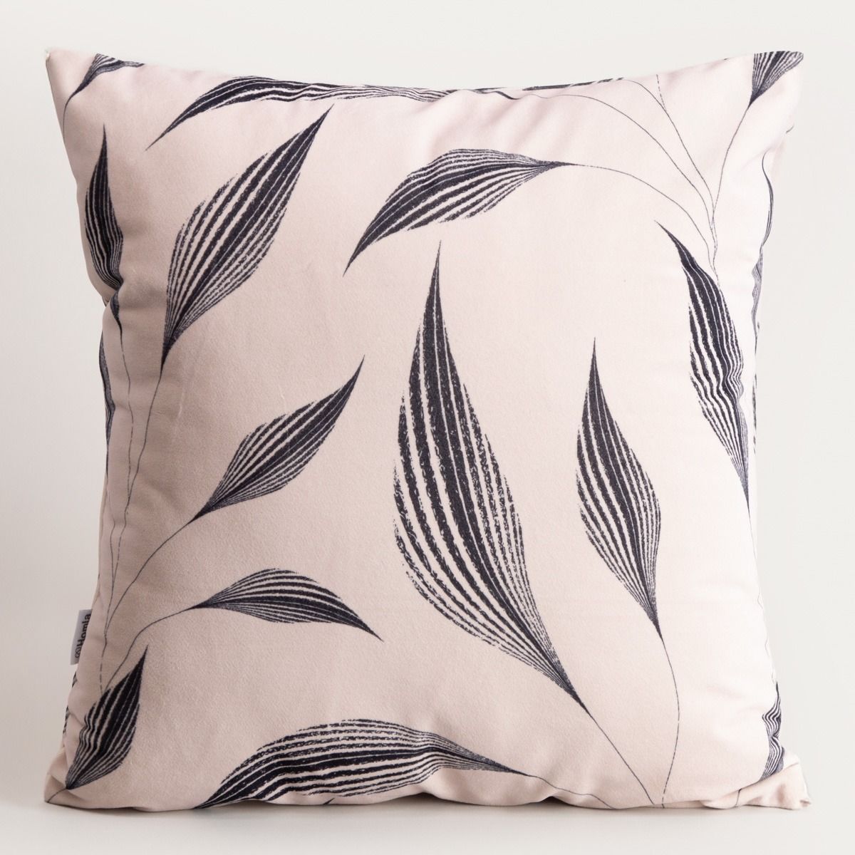 Poszewka EMMA z gęsto tkanego weluru z dekoracyjnym wzorem 45x45cm