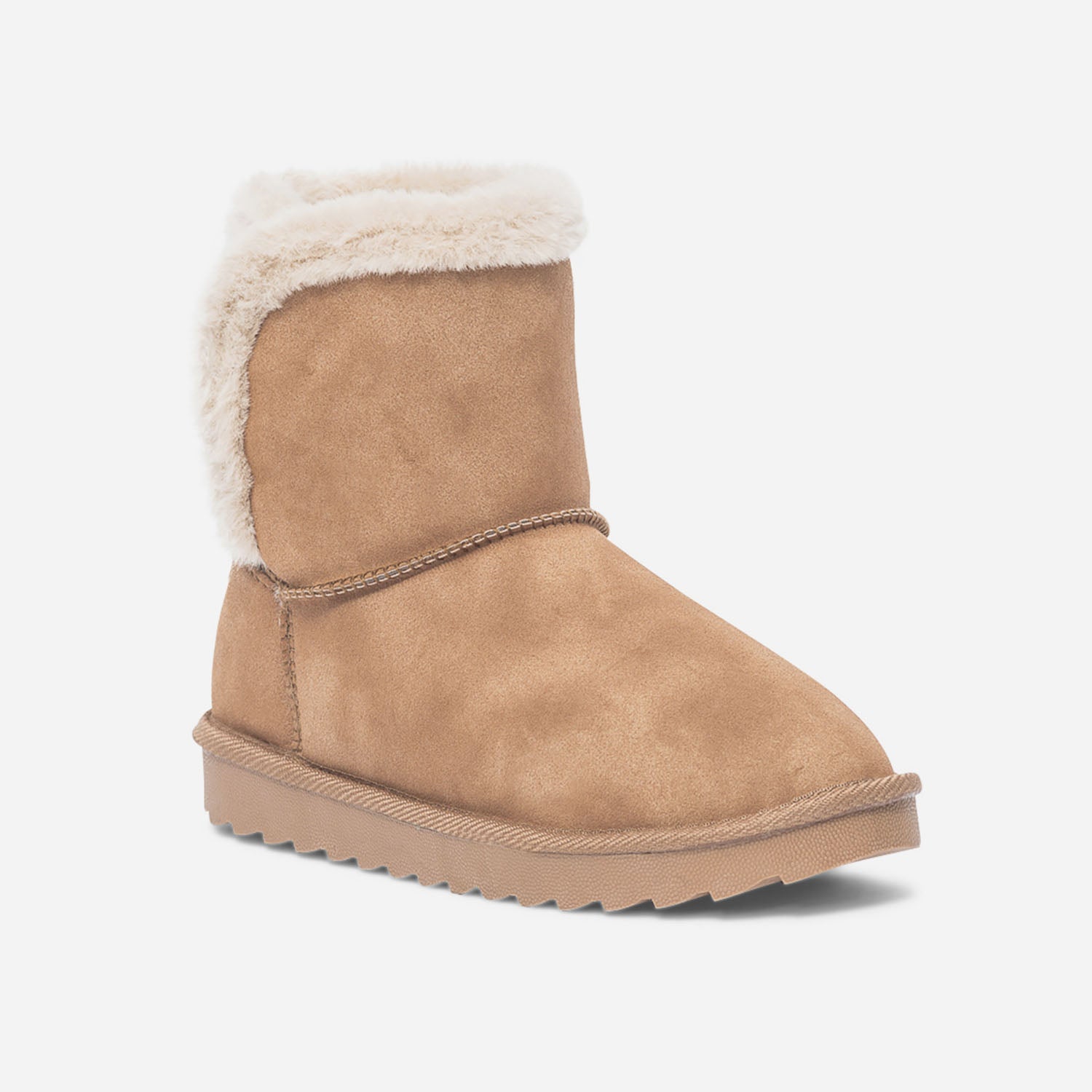 Boots camel fourré
