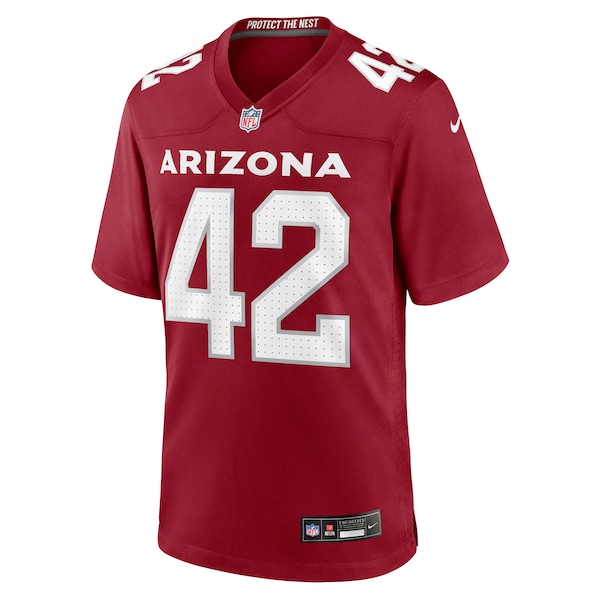 K'Von Wallace Arizona Cardinals Nike Team Game Jersey -  Cardinal