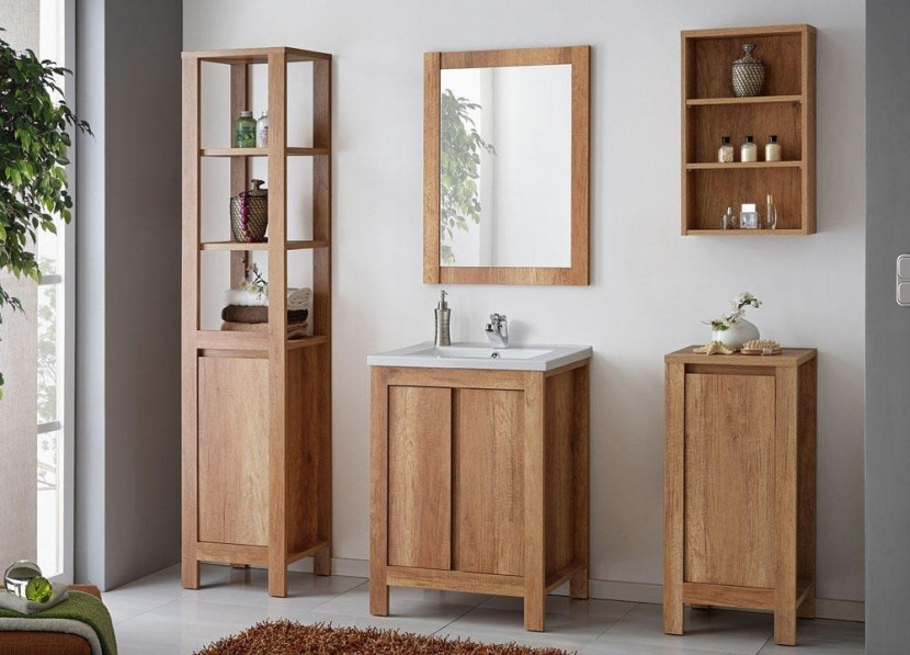Lustro łazienkowe 60 cm Classic Oak