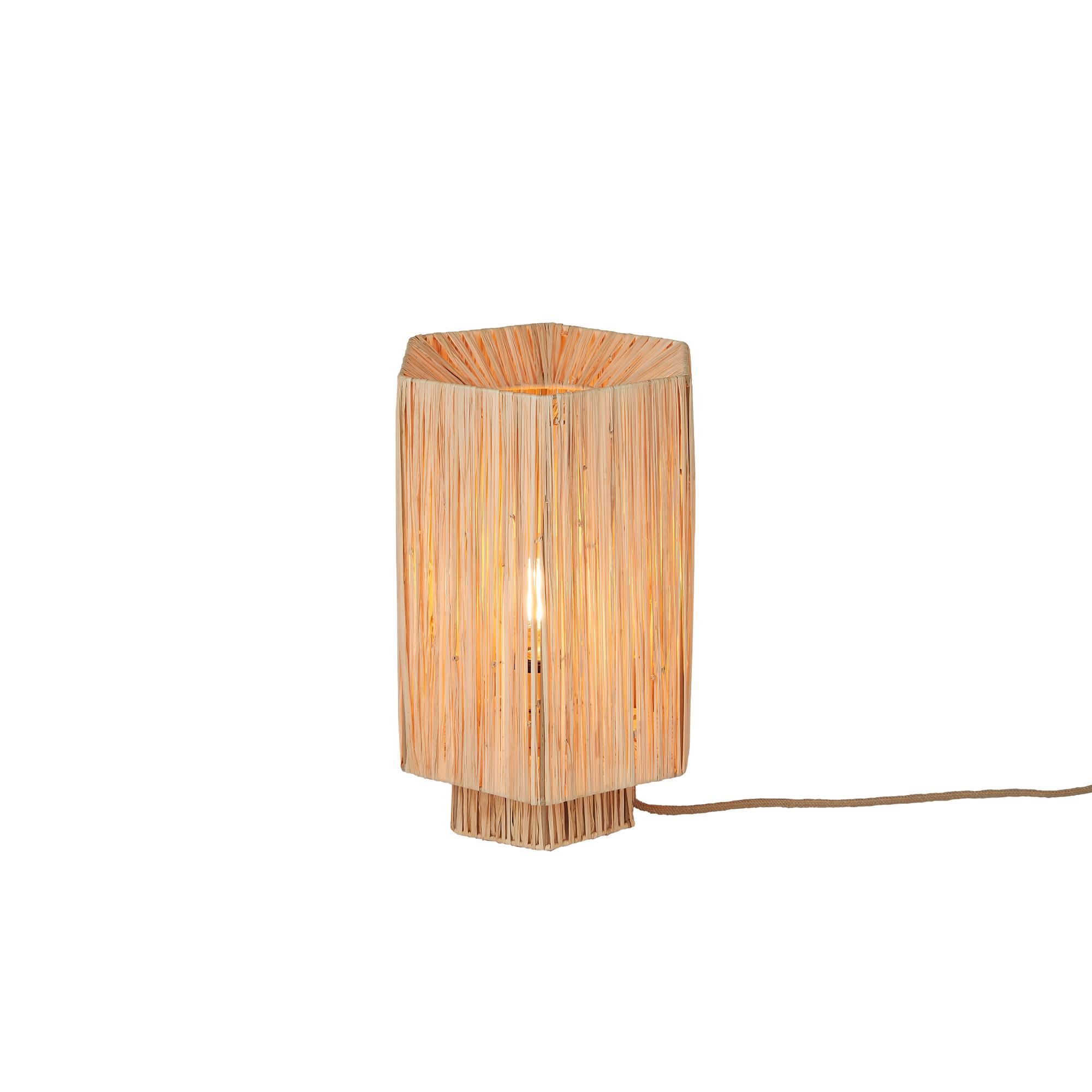 GOOD&MOJO tafellamp Panama - bruin - 36x24x36cm