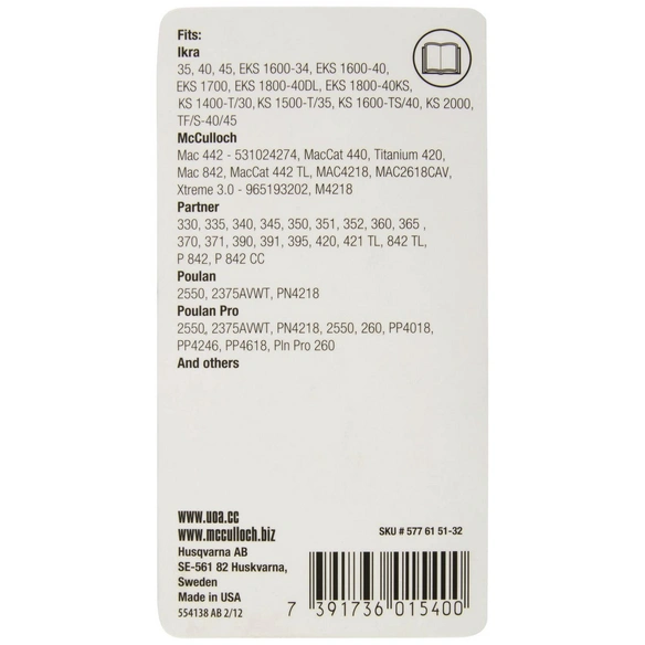 Ersatzkette »CHO032«, 62 TG, 3/8