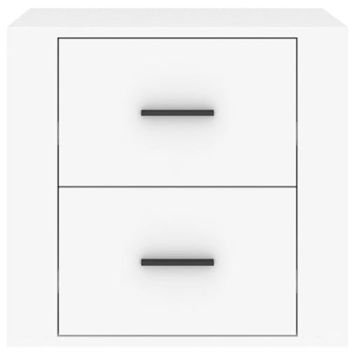 NNEVL Bedside Cabinet White 50x39x47 cm