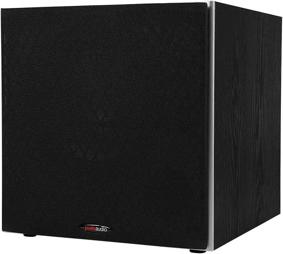 Polk Audio PSW10 10 Powered Subwoofer Home Audio – Power Port Tech, Up to 100 Watts, Big Bass in Compact Design, Easy Setup with Home Theater, Timbre-Matched with Monitor & T-Series Polk Speakers