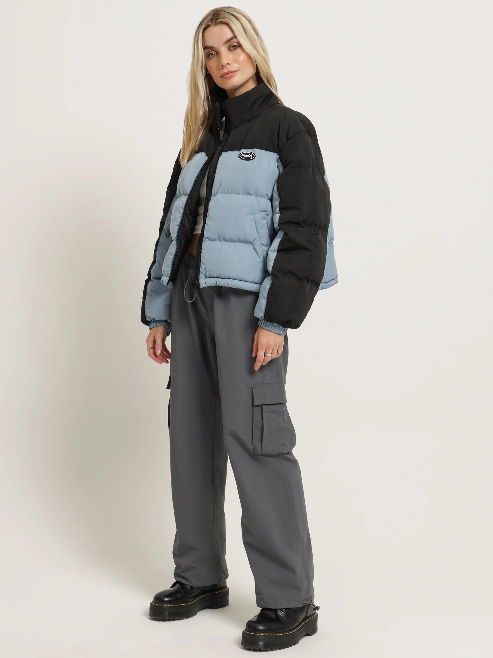 Bicolour Puffer Jacket