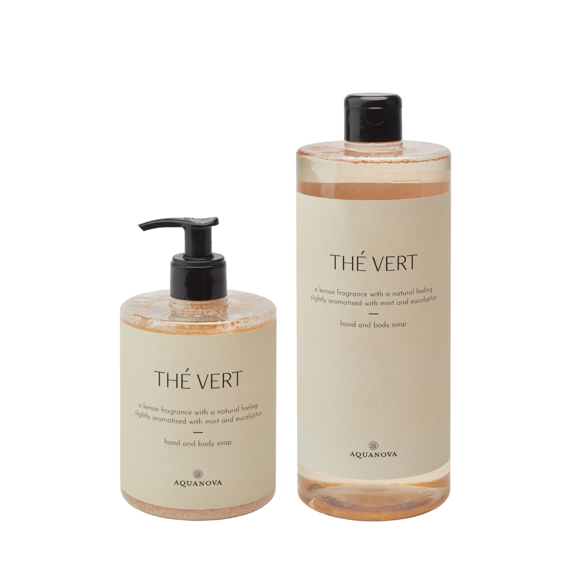 Zeep En Navulling Paris Thé Vert Set   Beige   Polyester