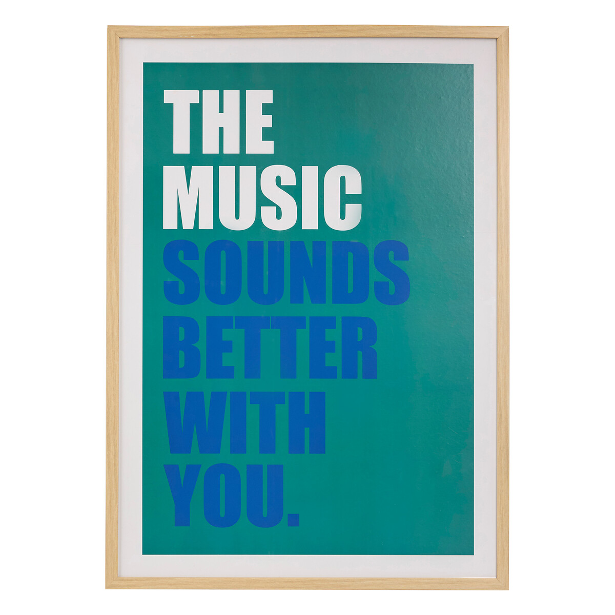 Quadro decorativo music DARIUS verde 50x70cm