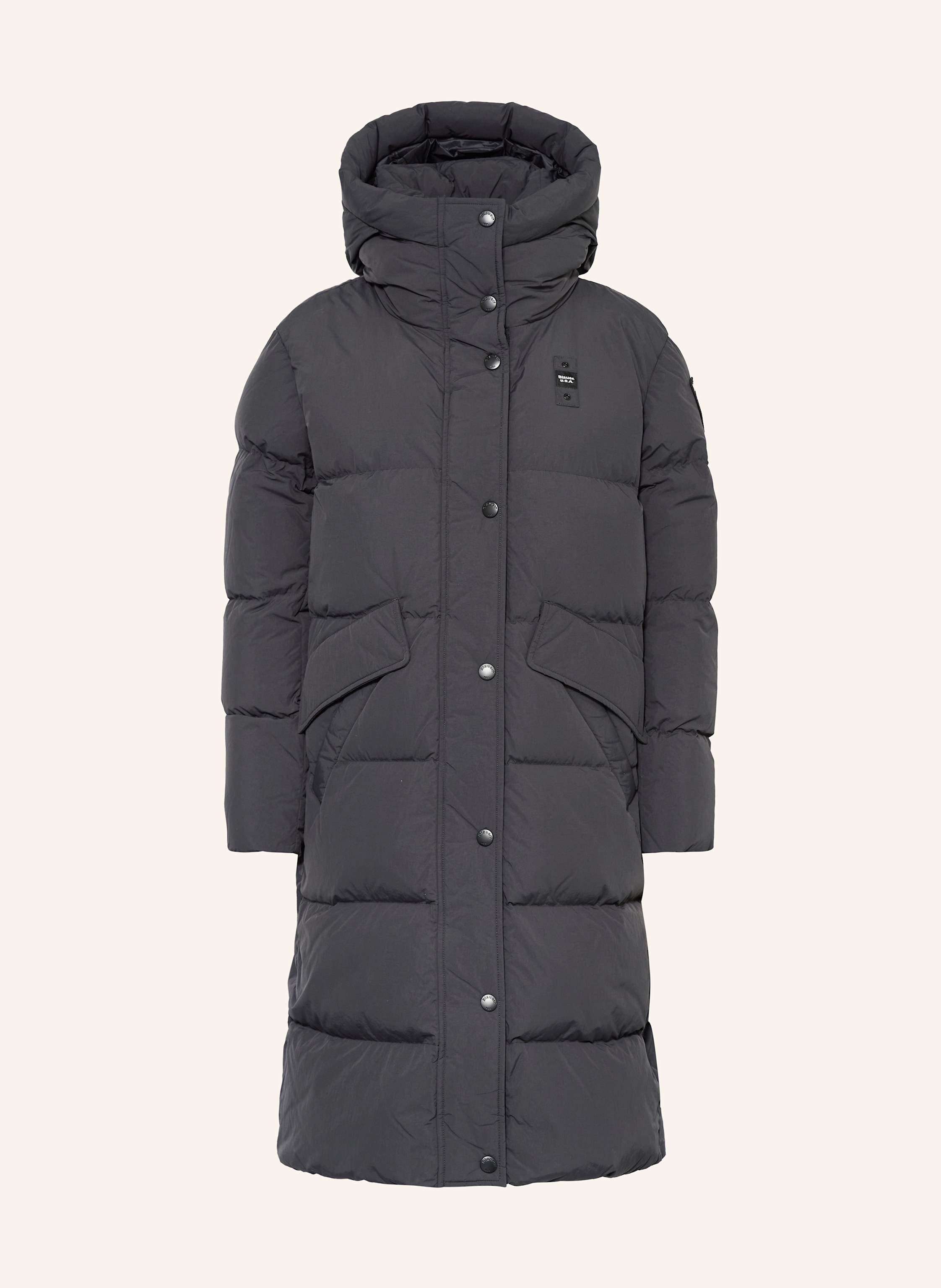 Blauer Daunenmantel LENA