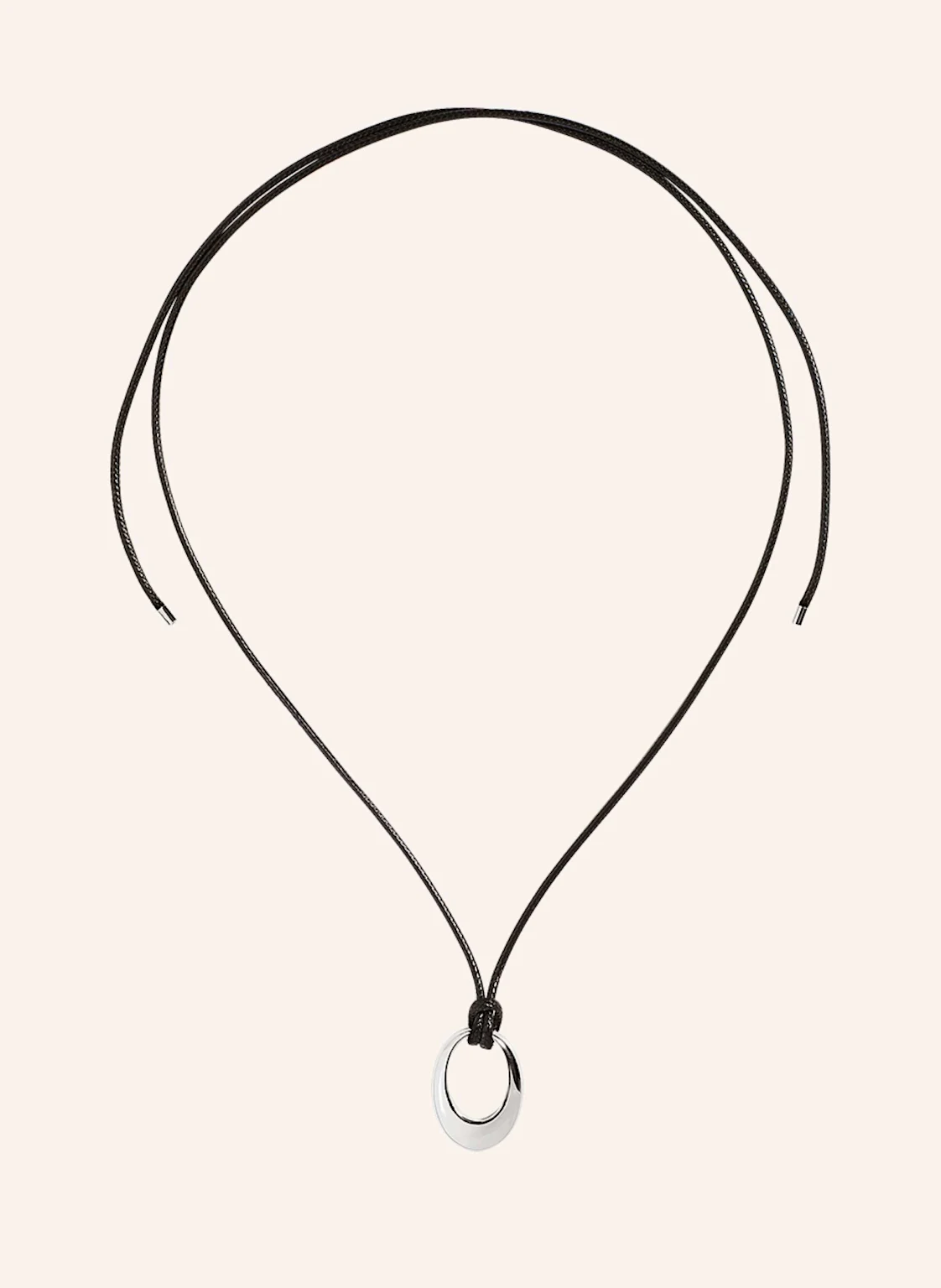 Pompidou Halskette OVAL PEBBLES CORD NECKLACE by GLAMBOU