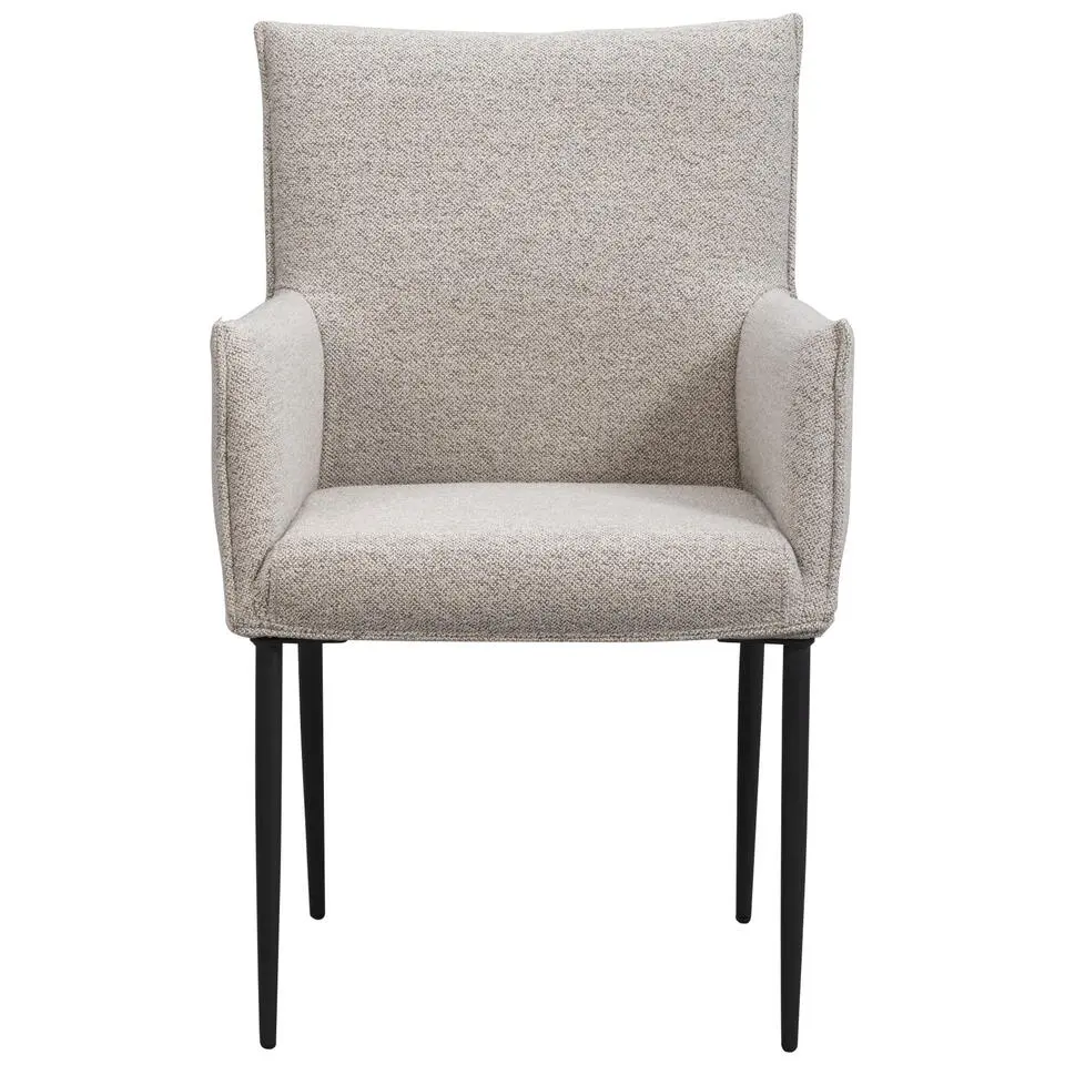 Eetkamerstoel Teun - lichtgrijs