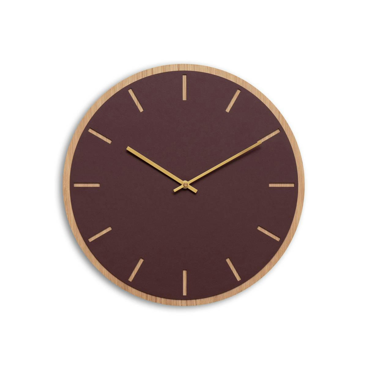 - Horloge murale en linoléum rouge D38cm