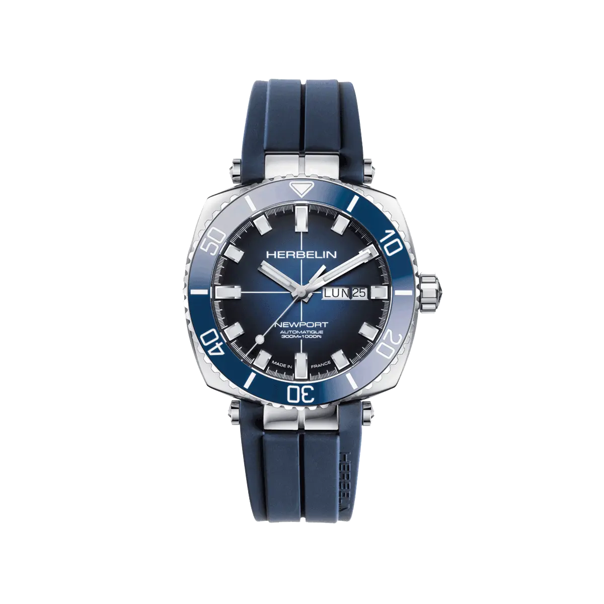 NEWPORT – DIVER AUTOMATIQUE – ACIER & BLEU