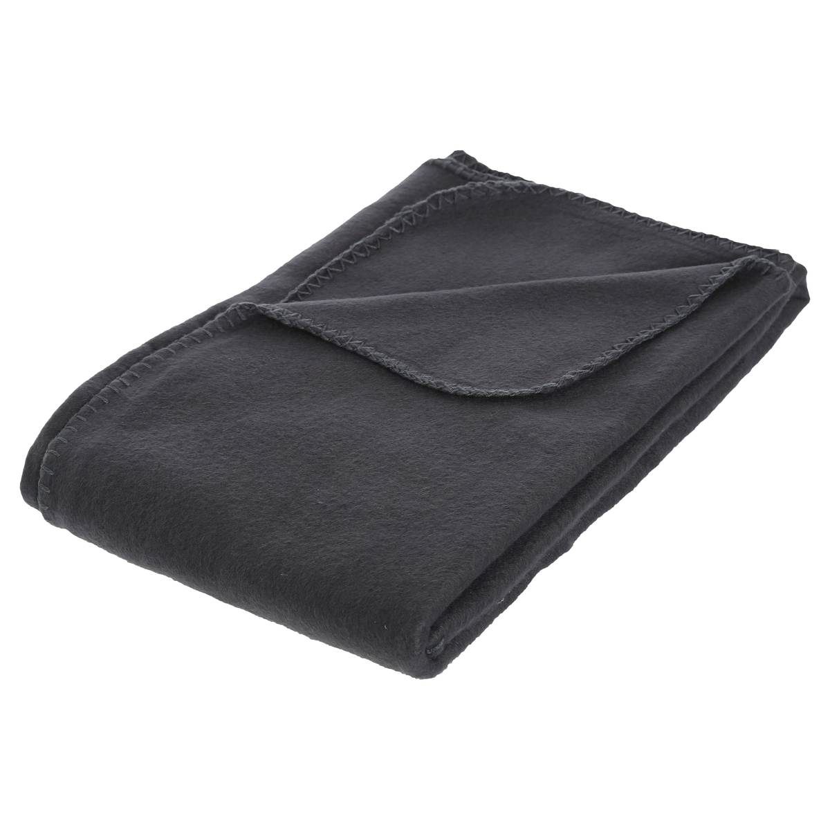 Fleece plaid Slate grey, 125x150 cm