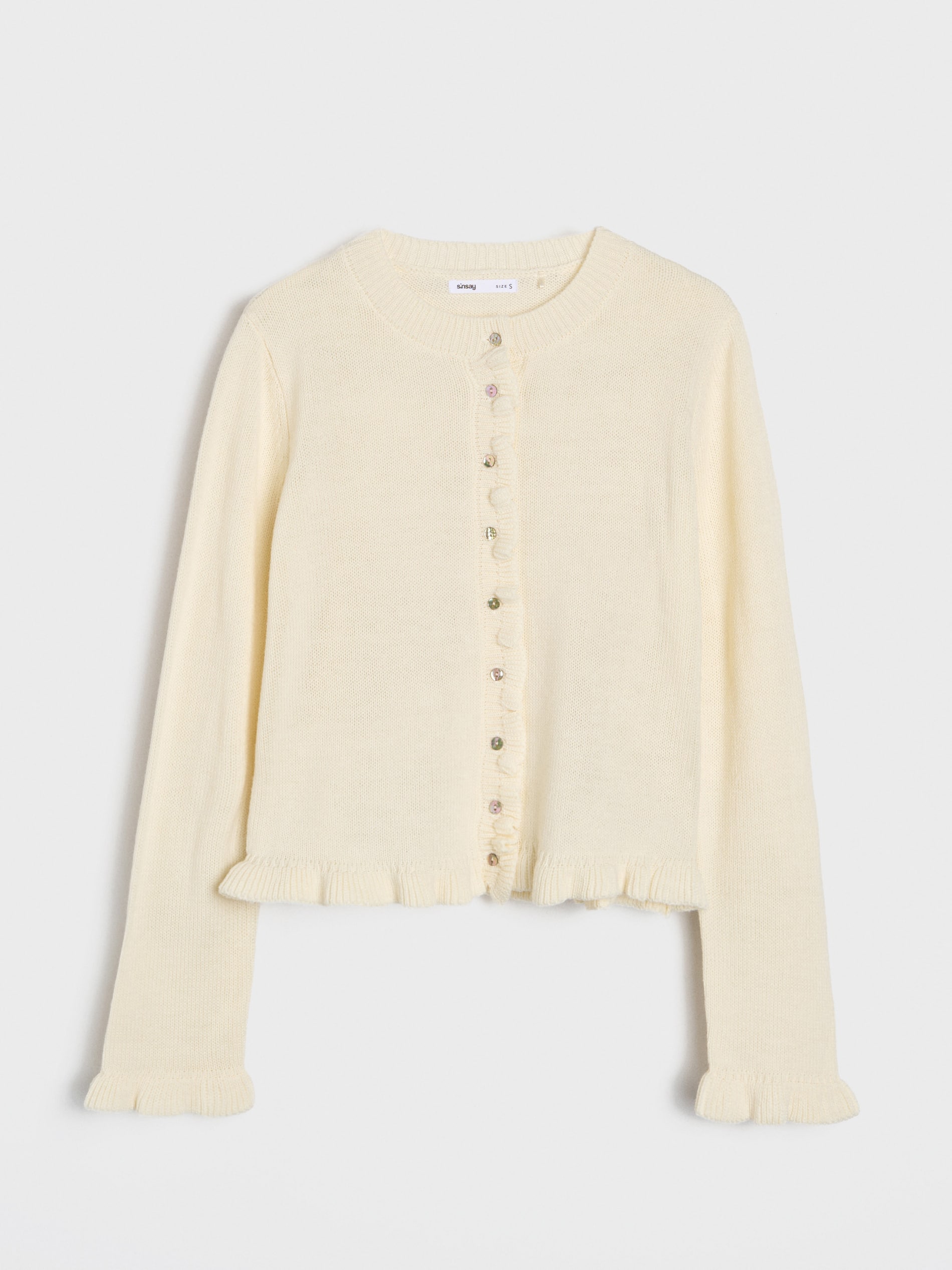 Sweter z ozdobnymi guzikami