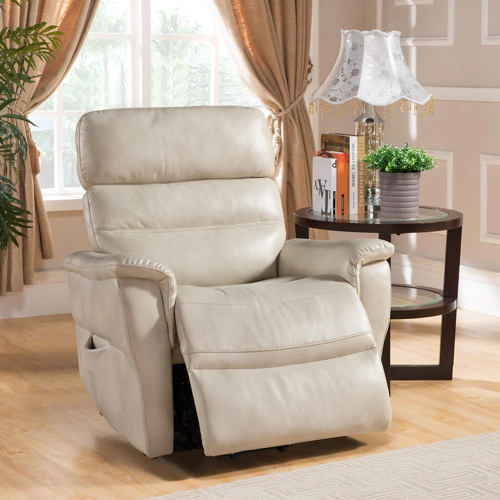 AC Pacific Bexbach Small Power Lift Recliner Chair