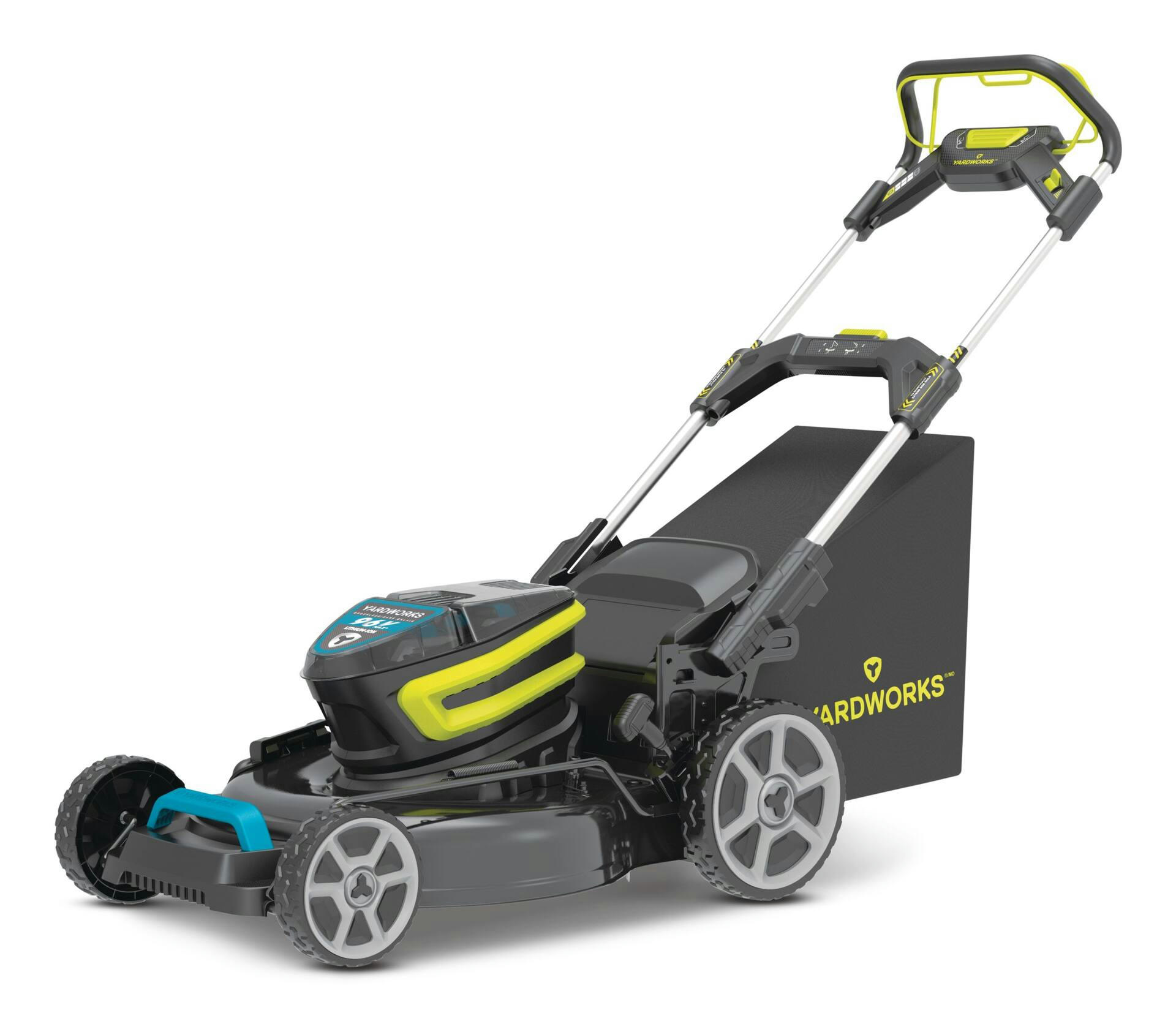 Yardworks 96V Self Propelled Lawn Mower, 22-in