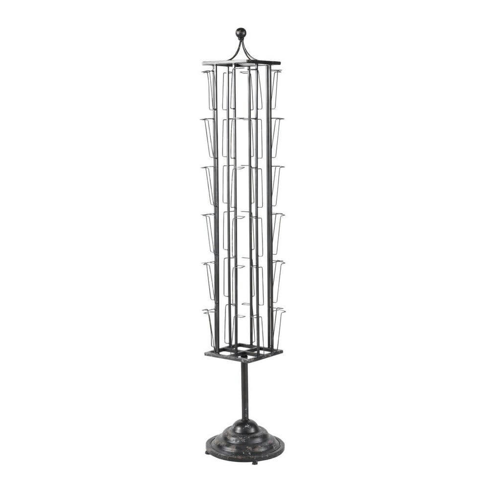 Ferdinand - Présentoir cartes en métal noir H 150 cm