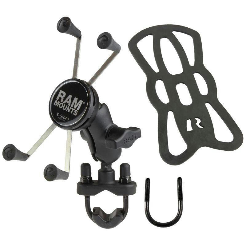 RAM® X-Grip Large Phone Mount with Handlebar U-Bolt Base