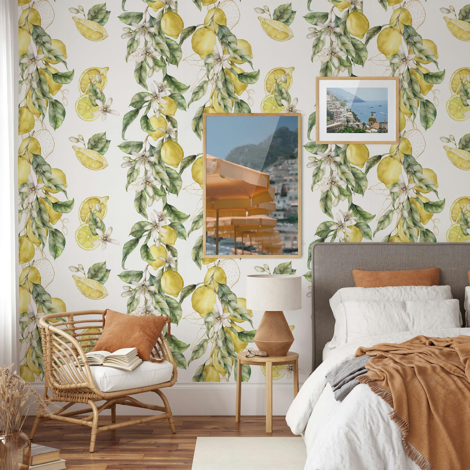 NATURA - Papier Peint Citrons 250x200 cm