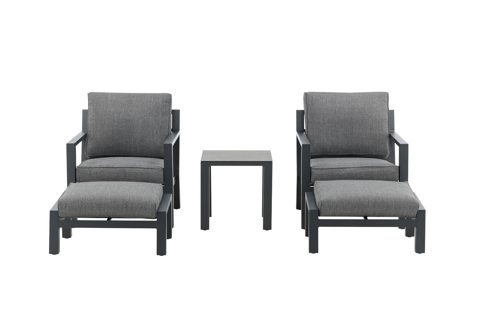 Venture Home Barcelona Loungeset - Zwart