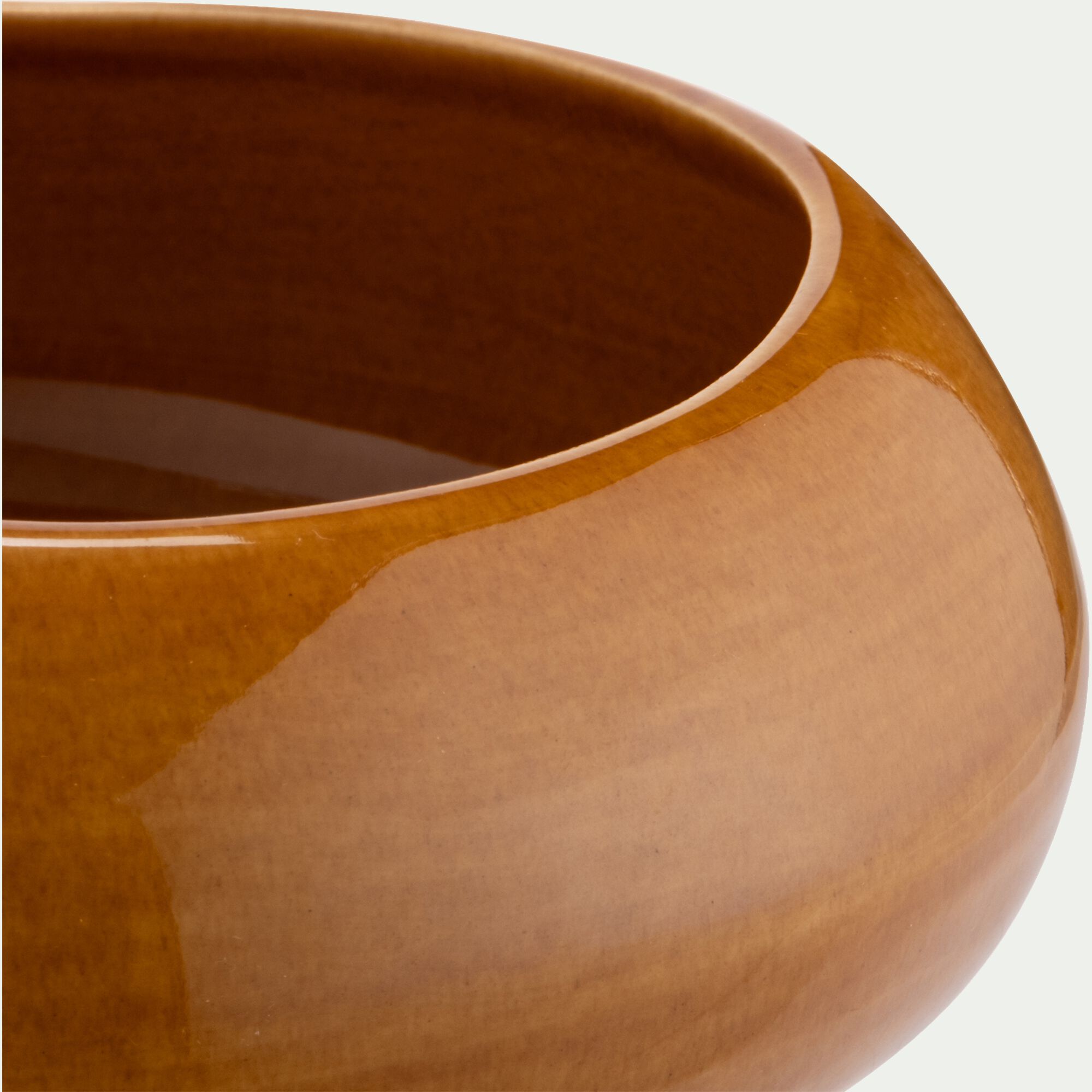MACA - Coupelle en grès D19cm - marron