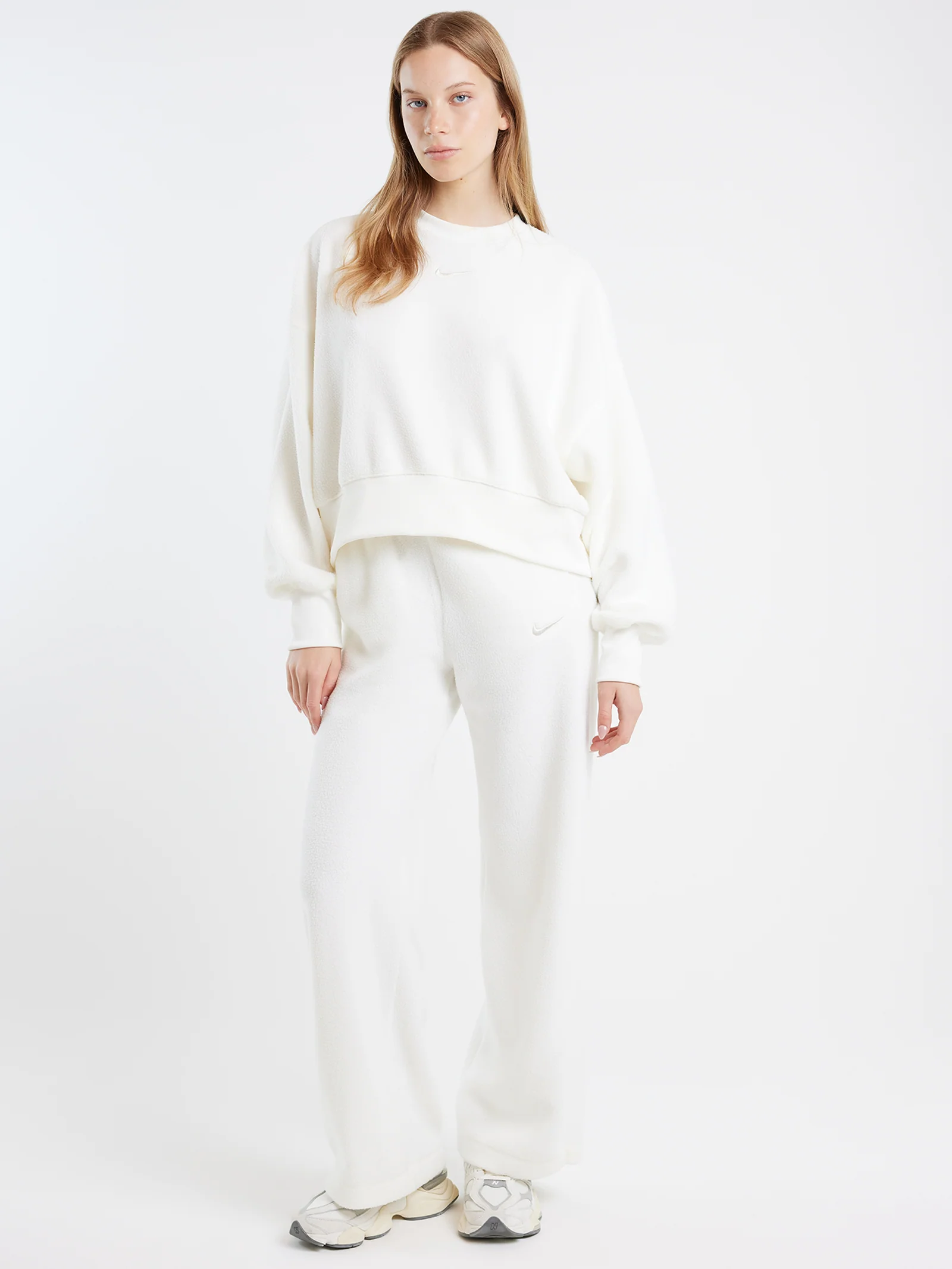 Sportswear Plush Mod Crop Crew